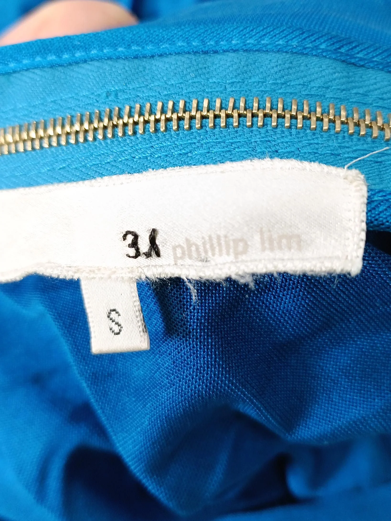 Phillip Lim Wrap Midi Dress S in Blue - Image 5