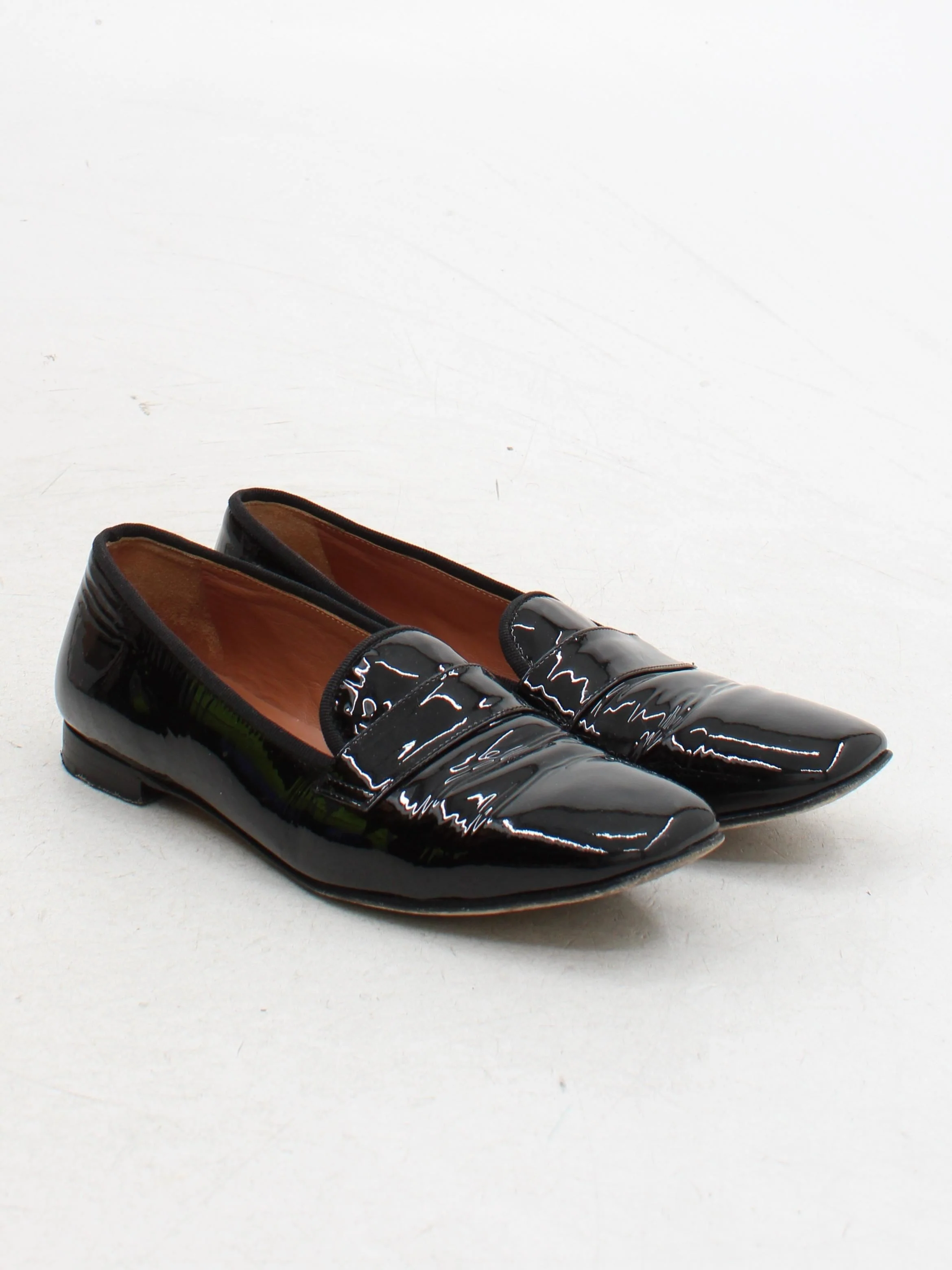 Pied A Terre Men's Formal Shoes UK 4 Black 100% Leather Brogue - Image 4