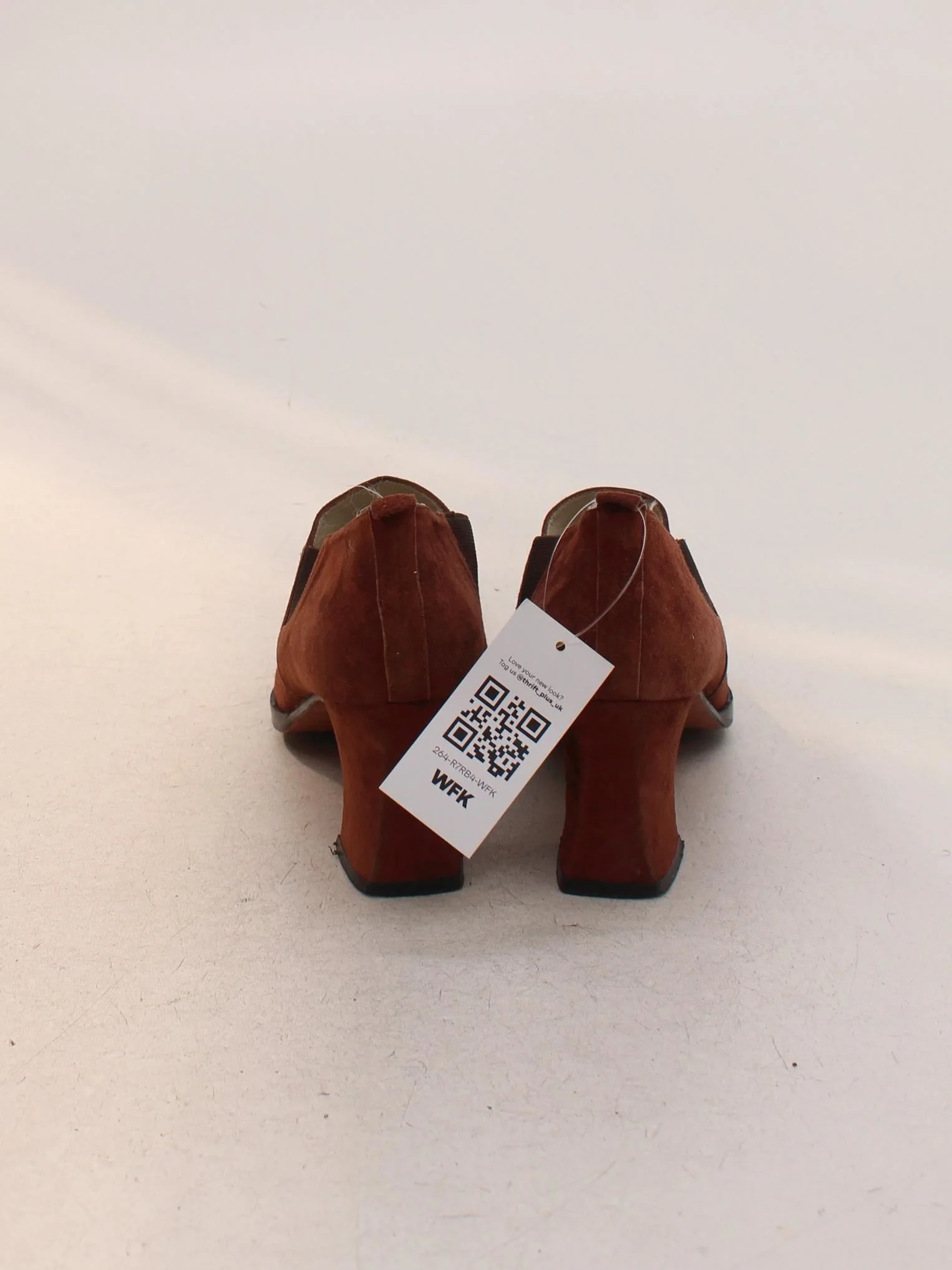 Pied A Terre Women's Heels UK 6 Brown 100% Suede Court - Image 3