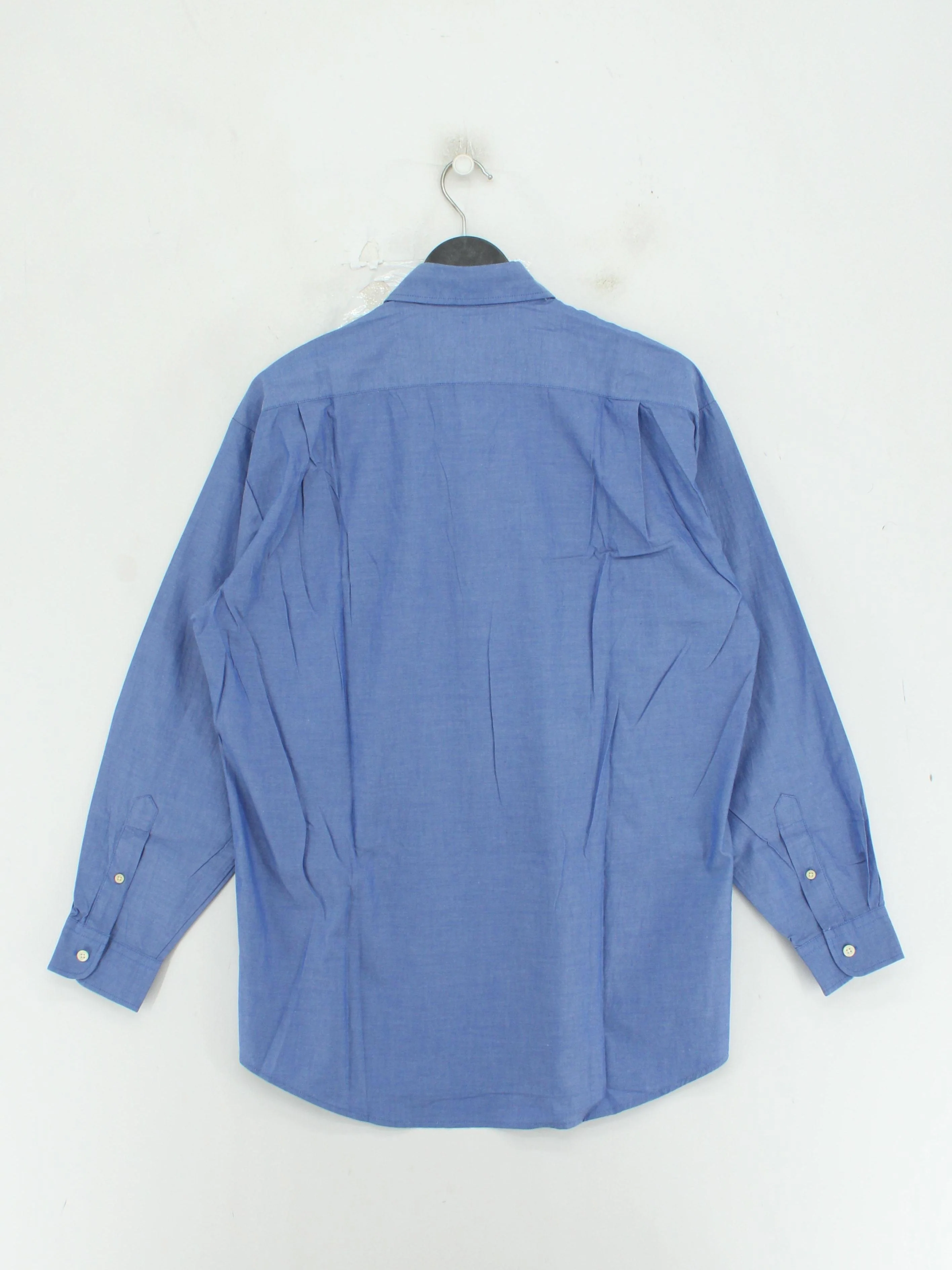 Pierre Cardin Men's Shirt L Blue 100% Cotton Basic - Image 2