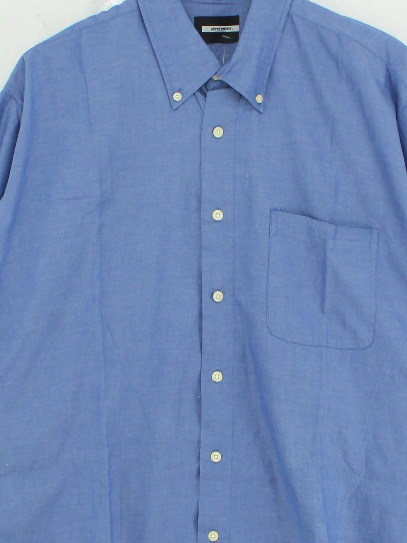 Pierre Cardin Men's Shirt L Blue 100% Cotton Basic - Image 3