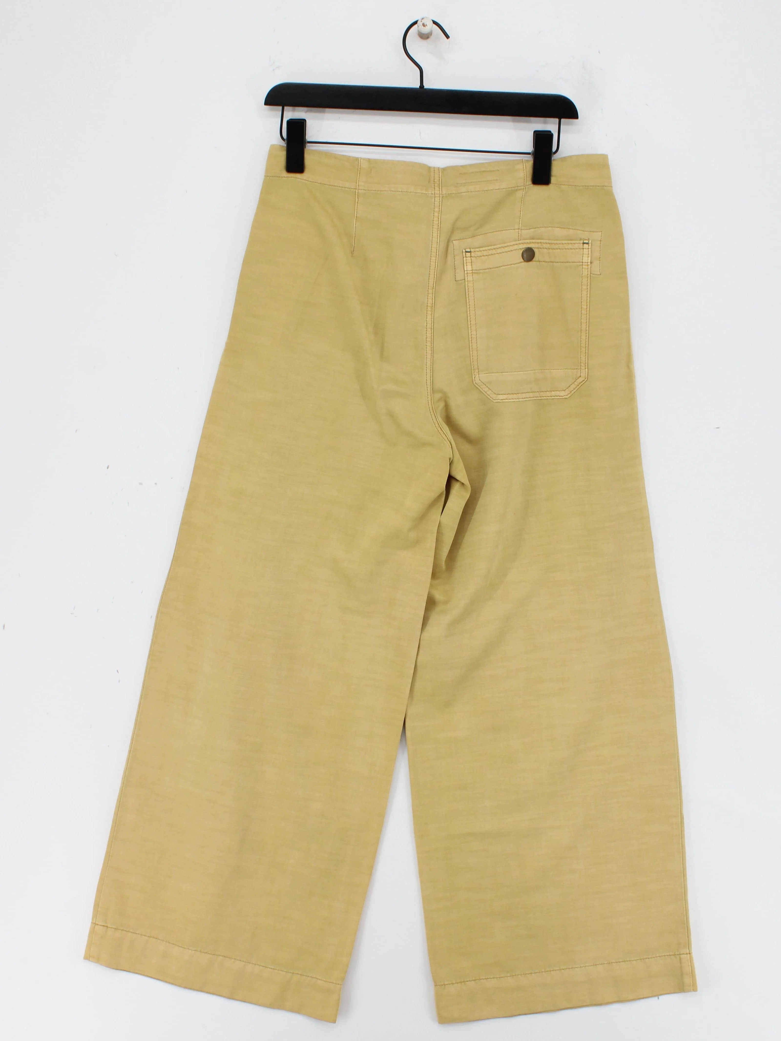 Pilcro Women's Trousers W 27 in Tan Cotton with Viscose, Lyocell Modal Chino - Image 2