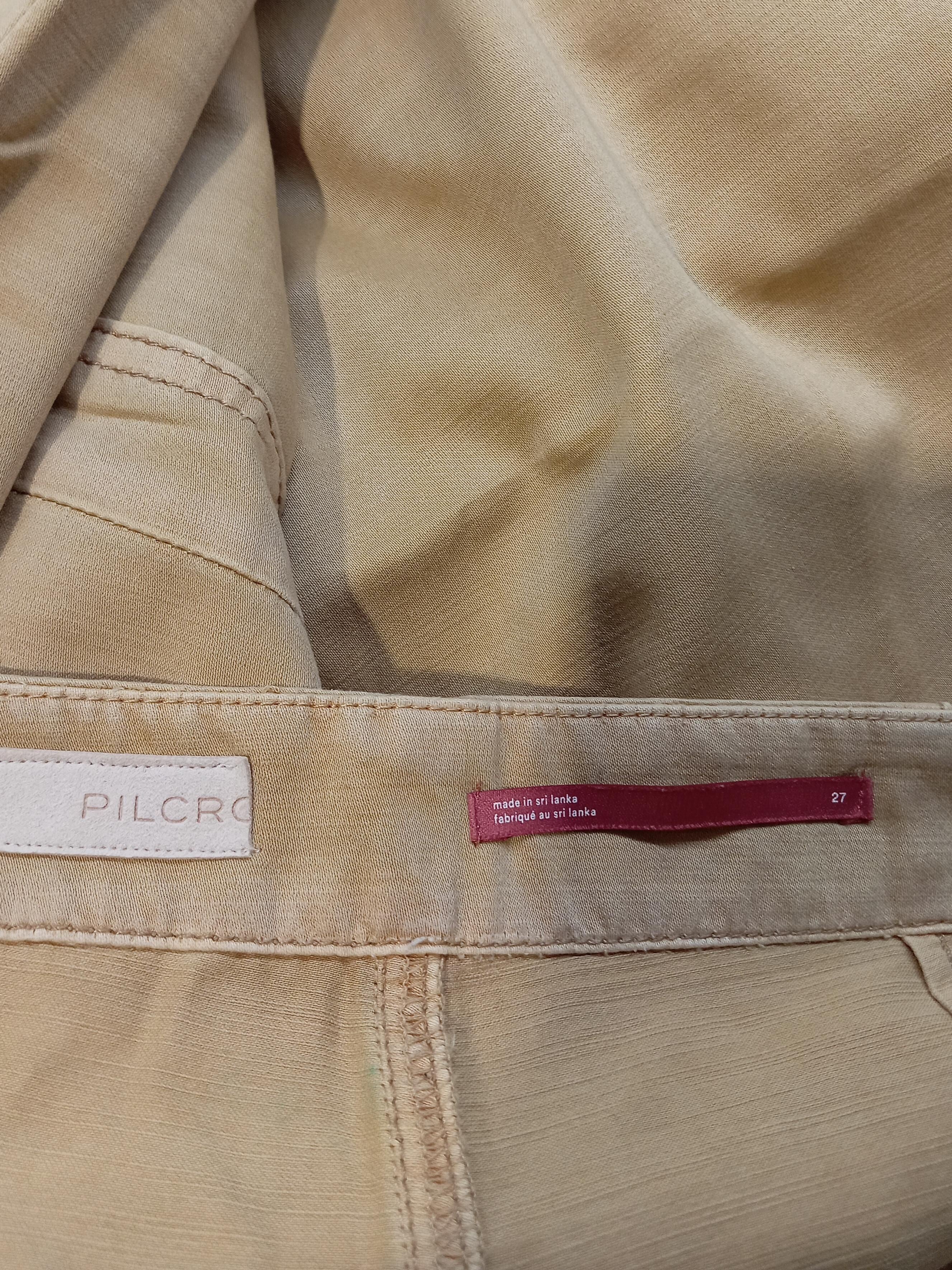 Pilcro Women's Trousers W 27 in Tan Cotton with Viscose, Lyocell Modal Chino - Image 6