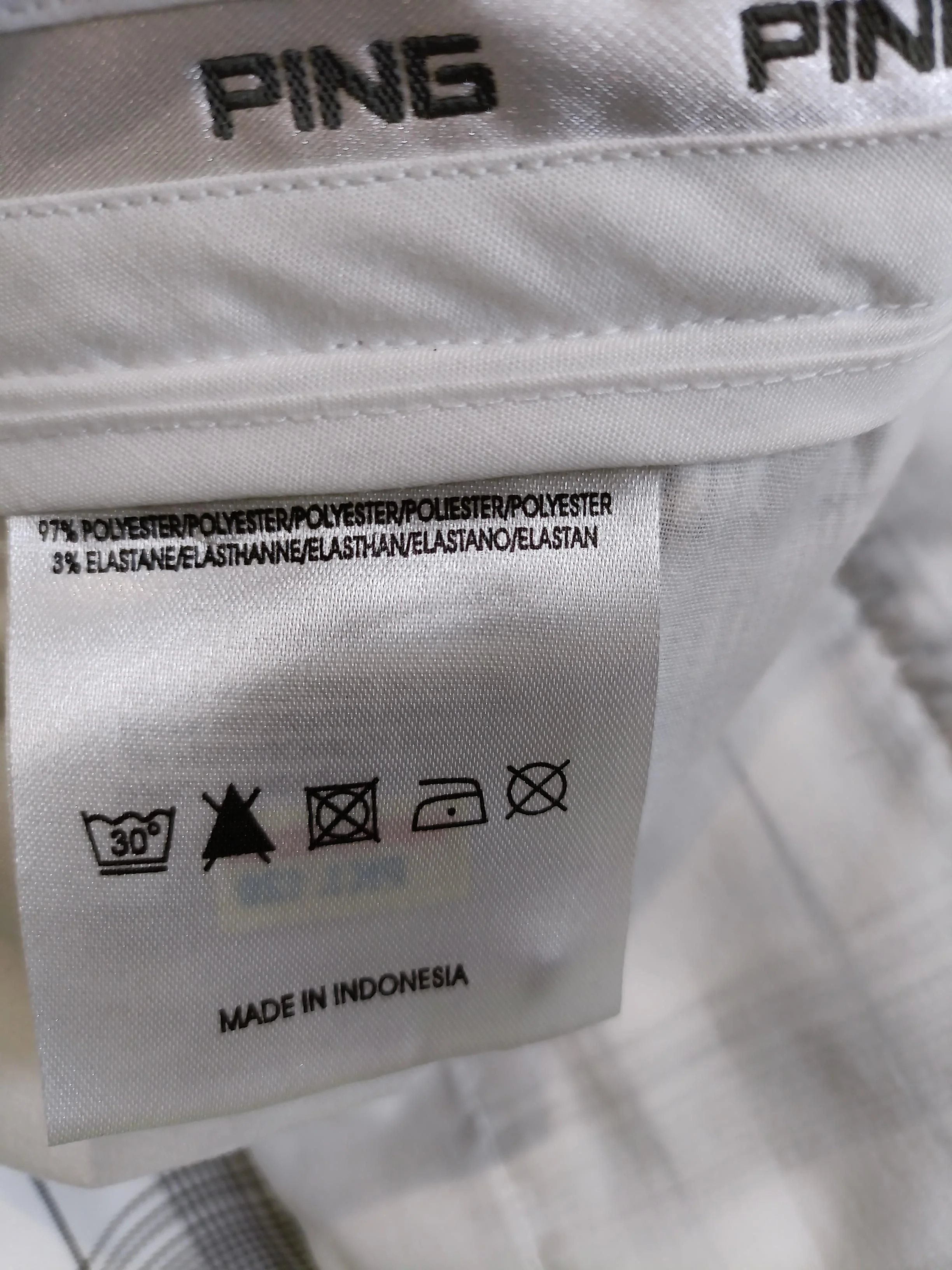Ping Men's Trousers W 38 in White Polyester with Elastane Chino - Image 6