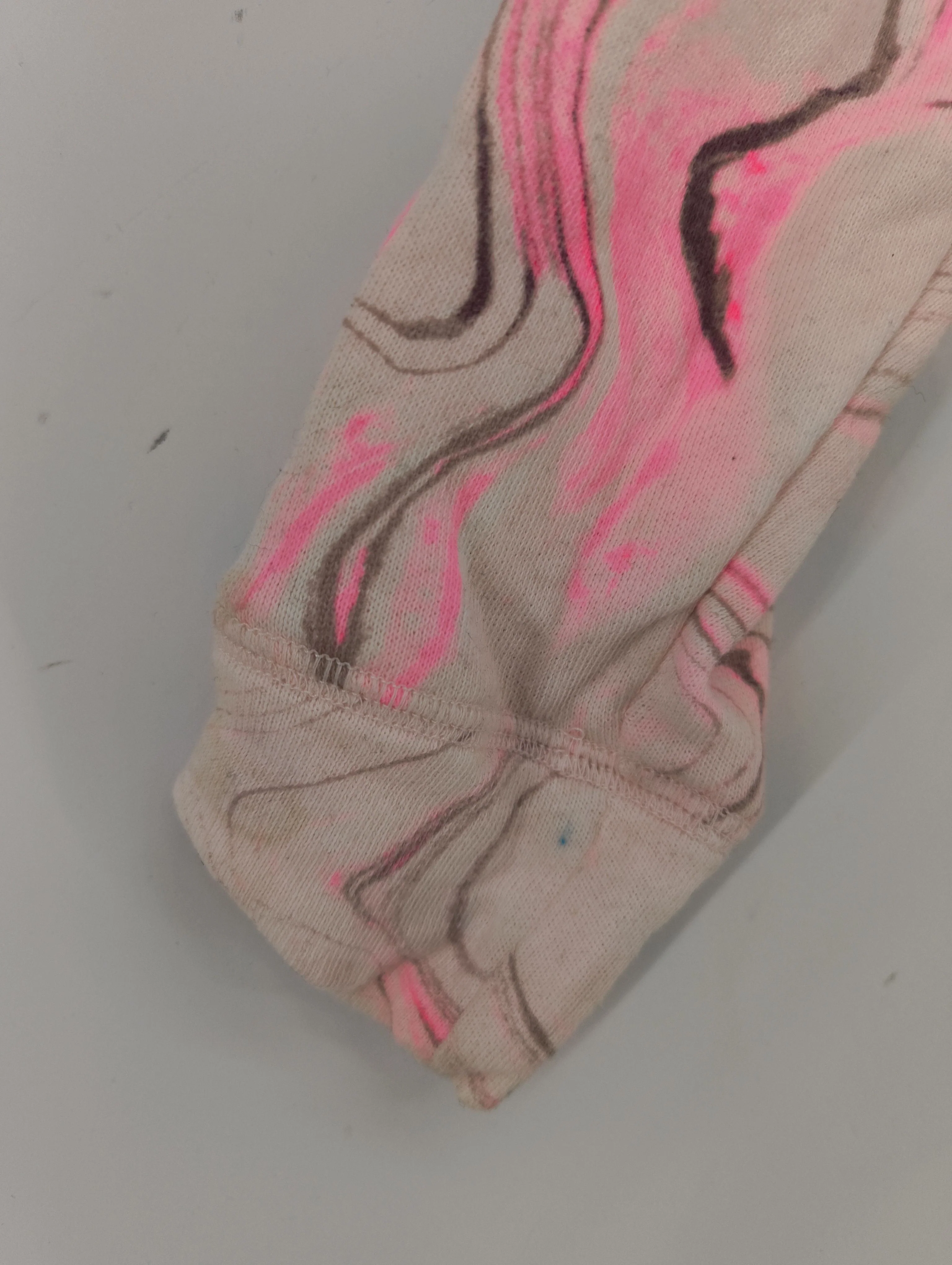 PINK Women's Jumper XS Pink Cotton with Polyester Crew Neck Pullover - Image 5