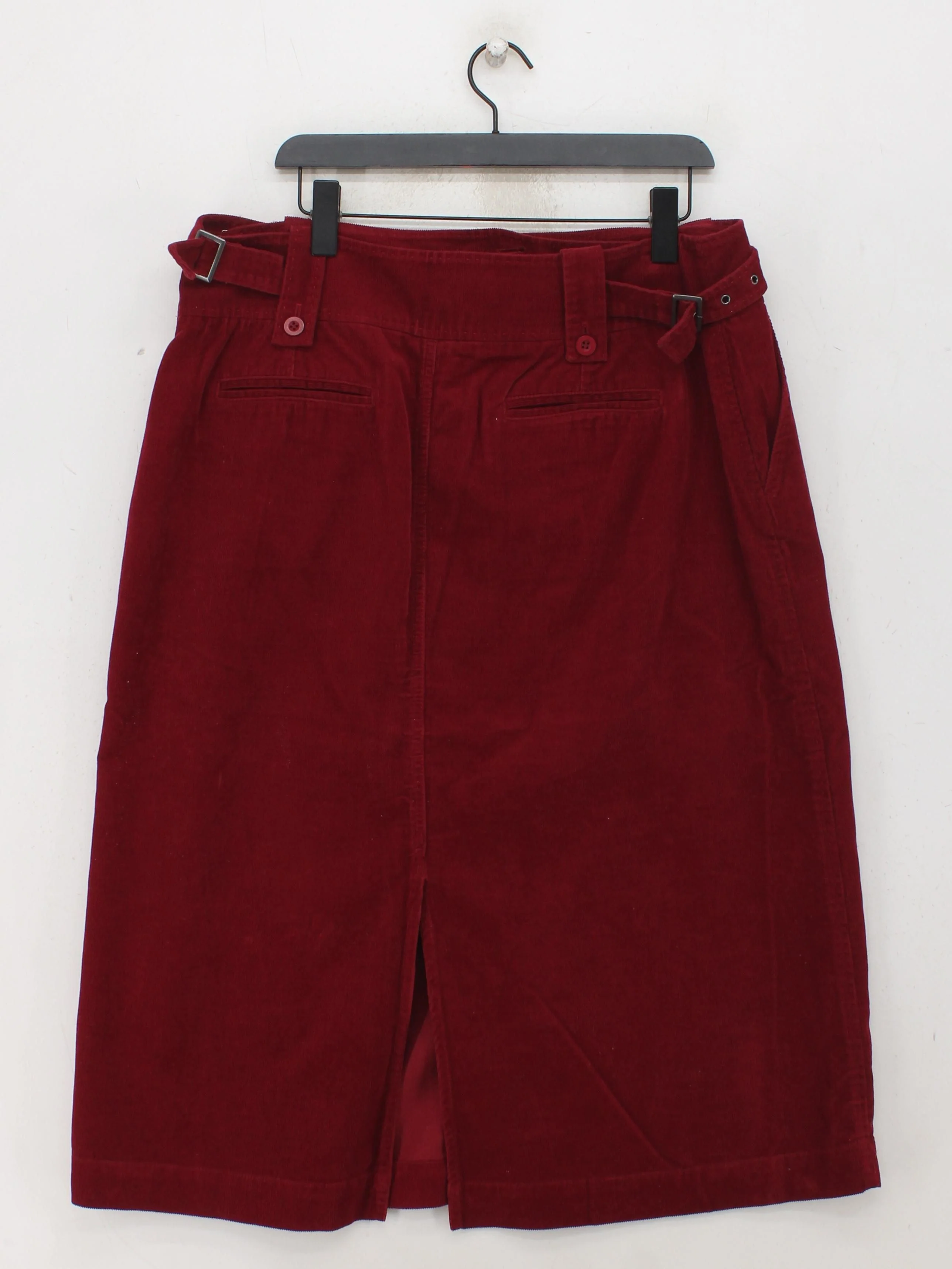 Poetry Women's Midi Skirt UK 18 Red 100% Cotton Midi Straight & Pencil - Image 2