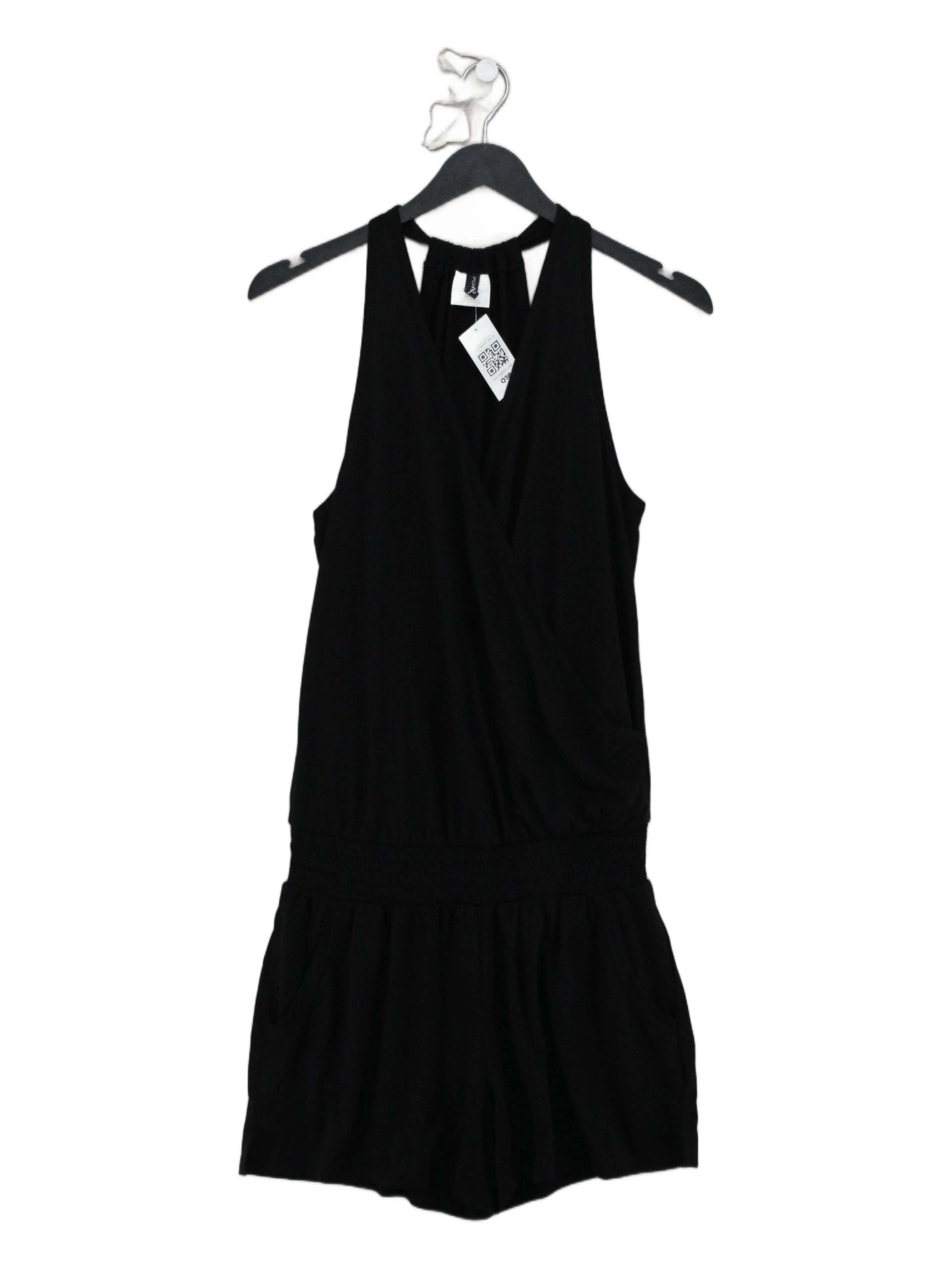 Point Zero Women's Playsuit M Black Polyester with Rayon Playsuit