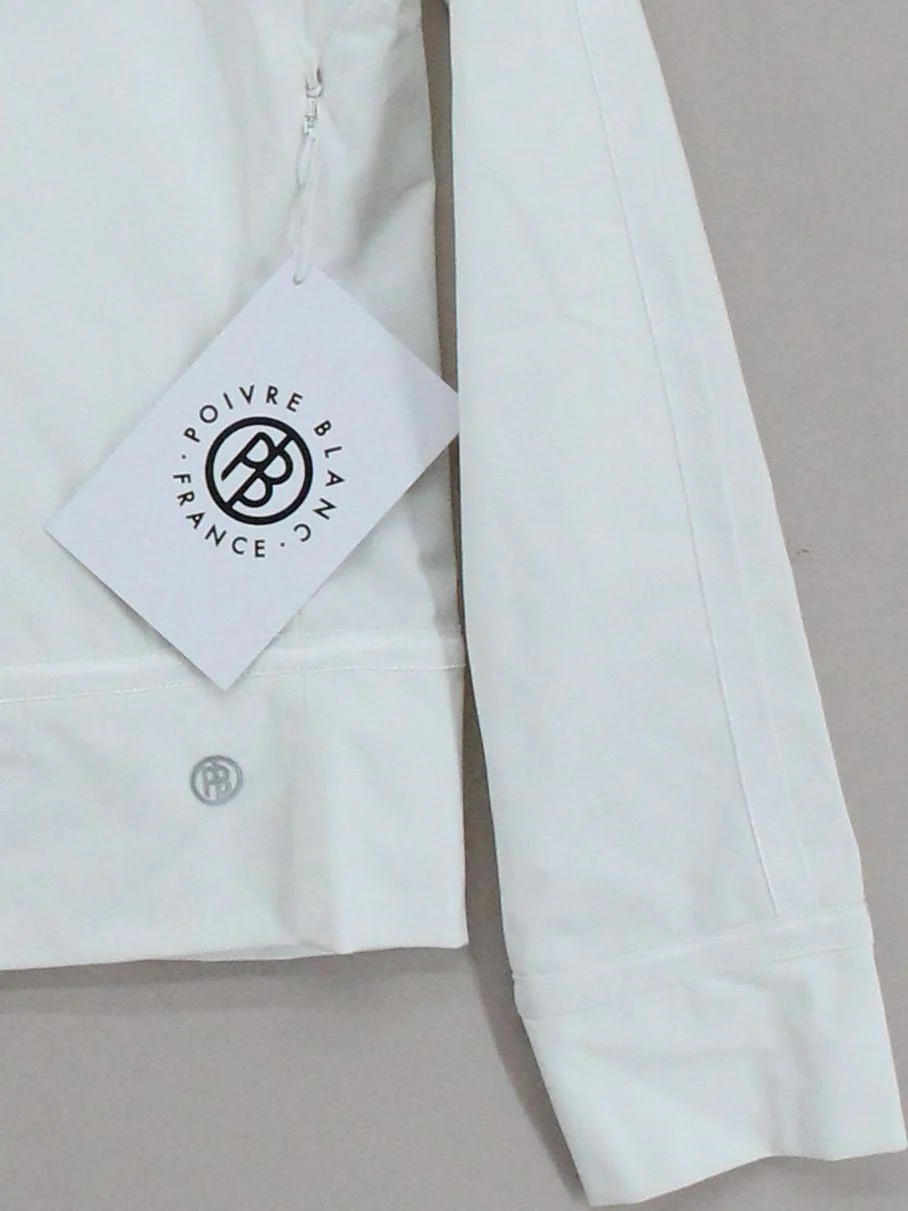 Poivre Blanc Overcoat jacket white - Image 4