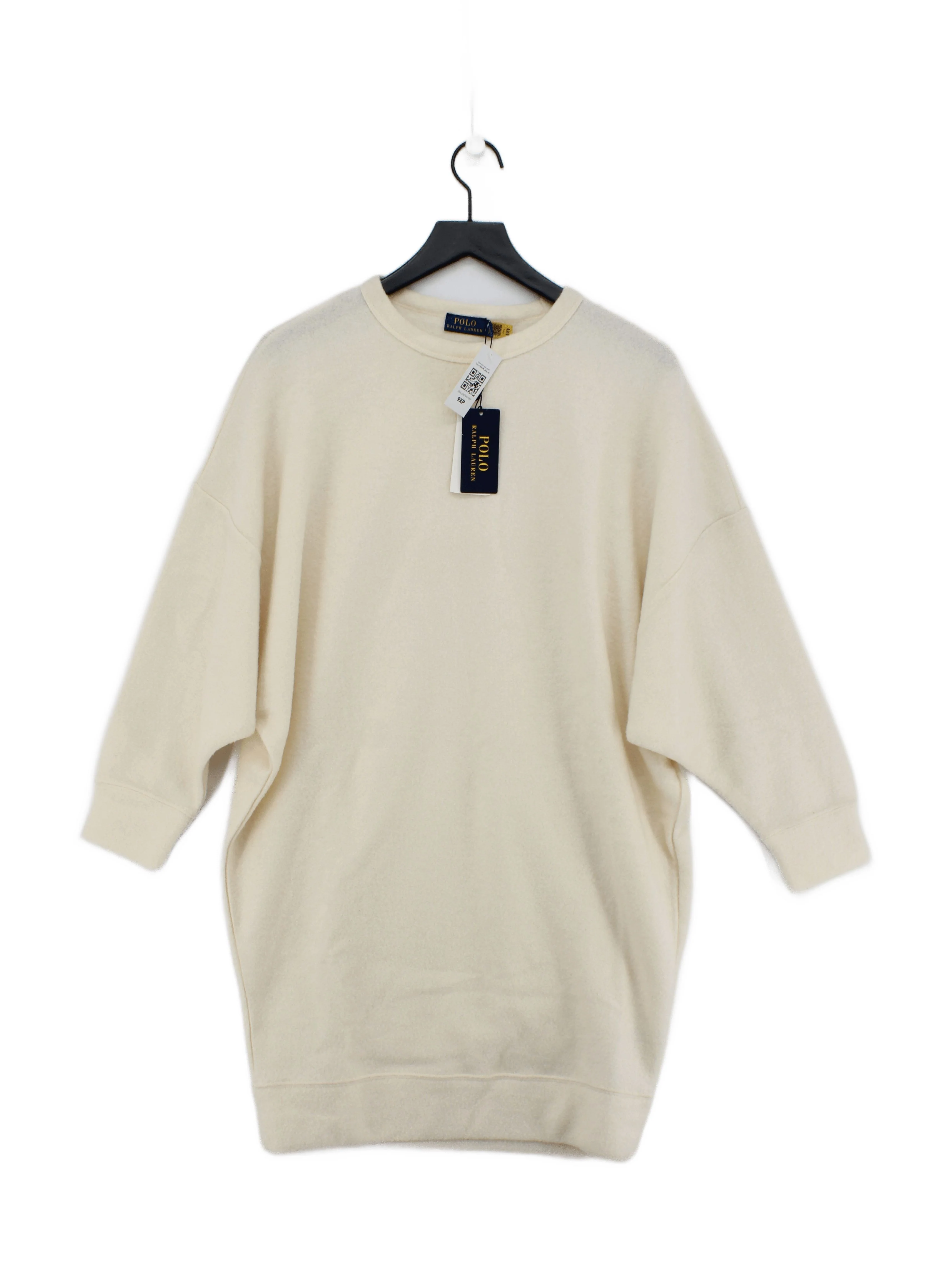 Polo Ralph Lauren Jumper Midi Dress S in Cream