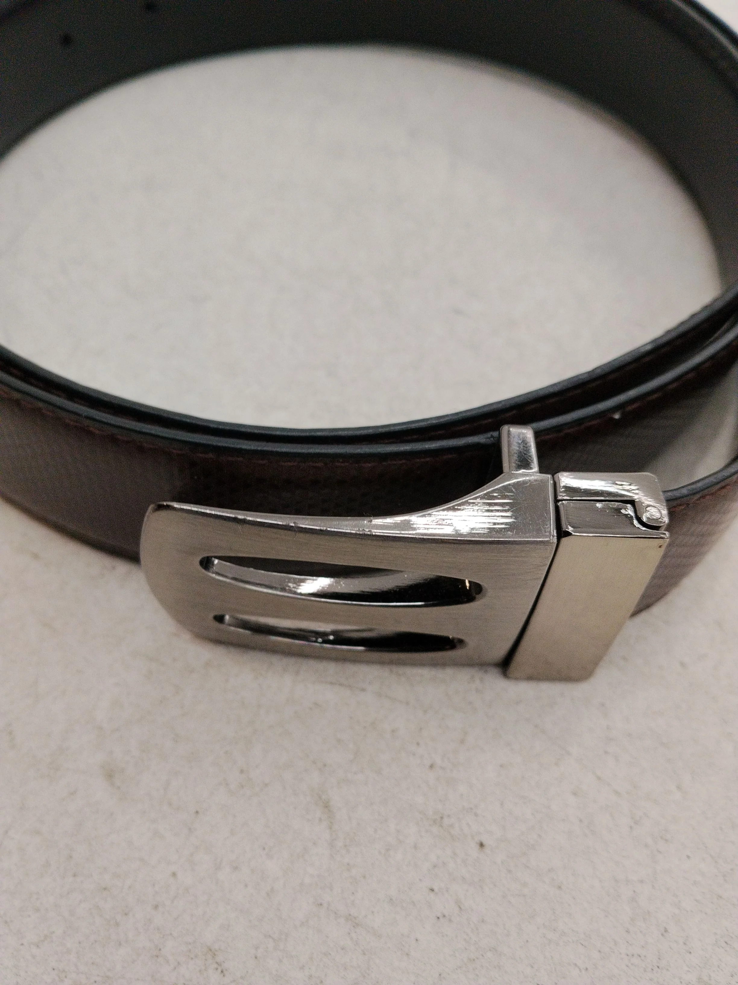 Polo Ralph Lauren Men's Belt M Brown 100% Faux Leather Dress Belt - Image 5