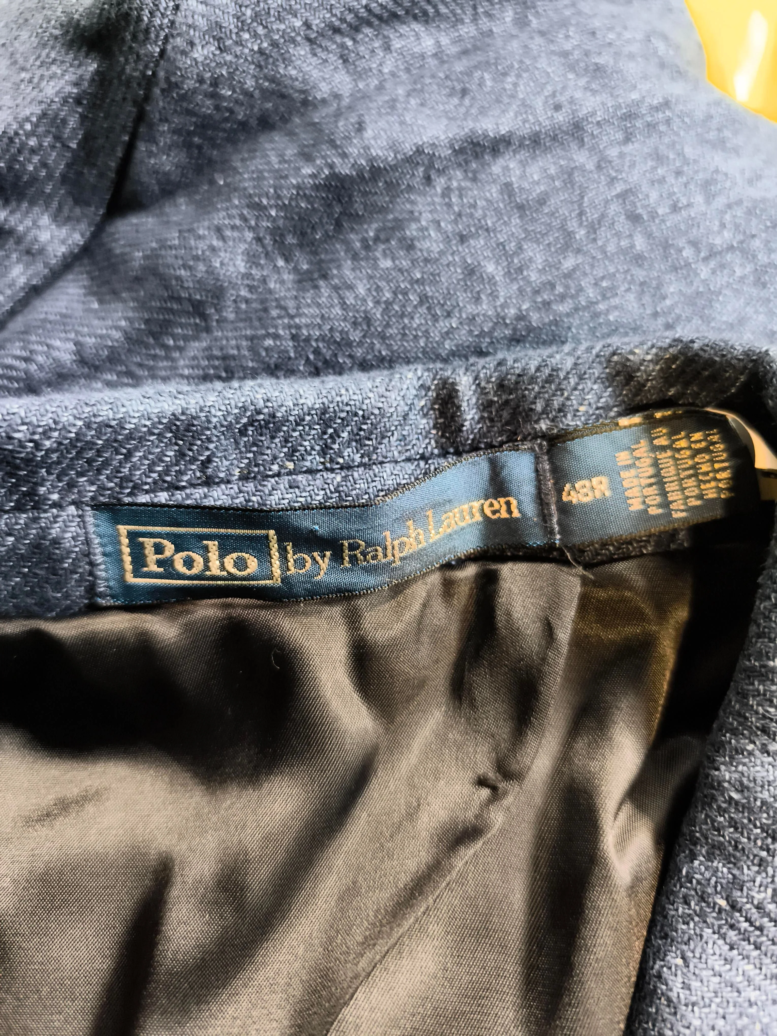 Polo Ralph Lauren Men's Blazer Chest: 48 in Blue Linen - Image 5