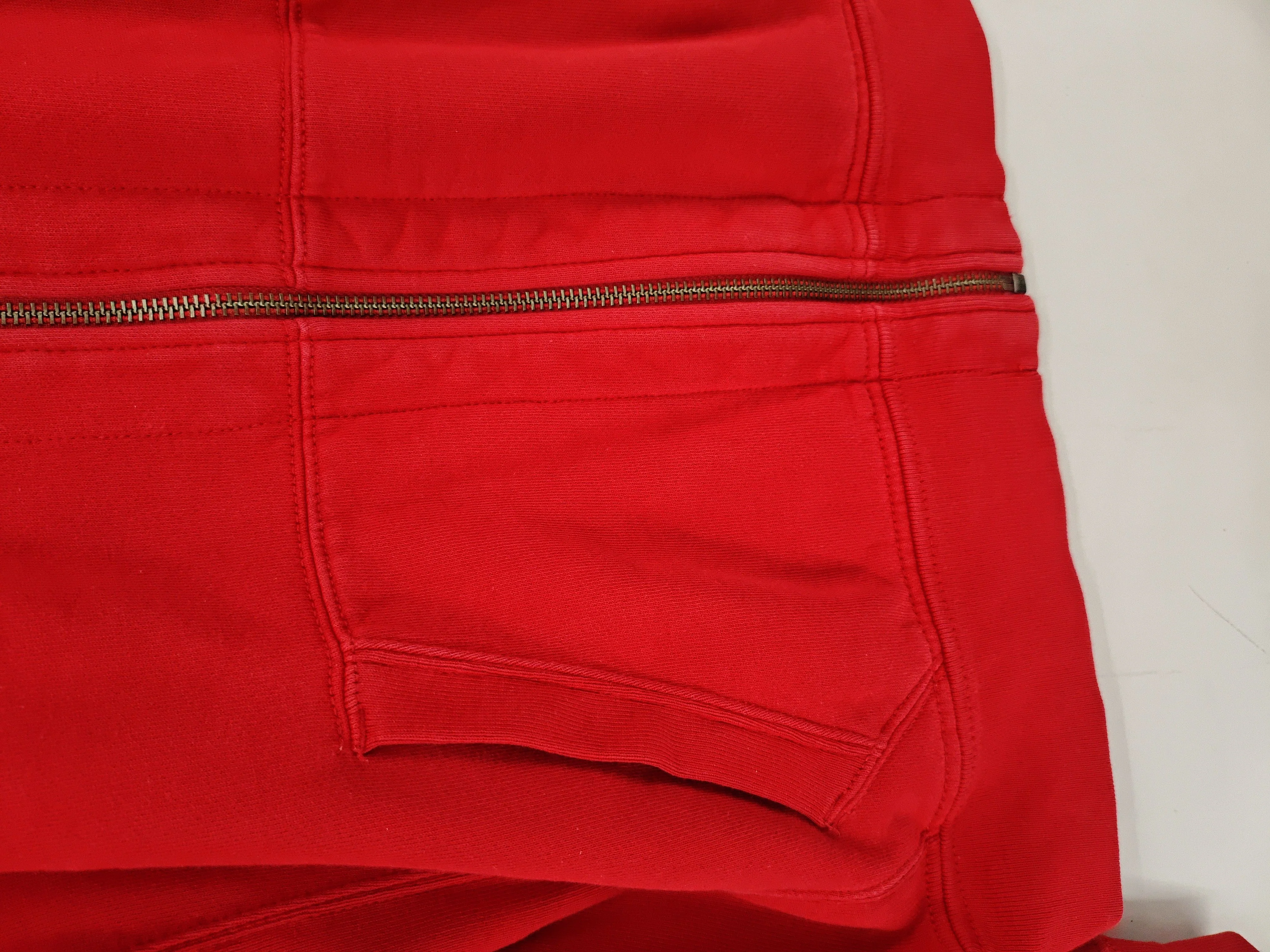 Polo Ralph Lauren Men's Hoodie M Red Cotton with Polyester Pullover - Image 5