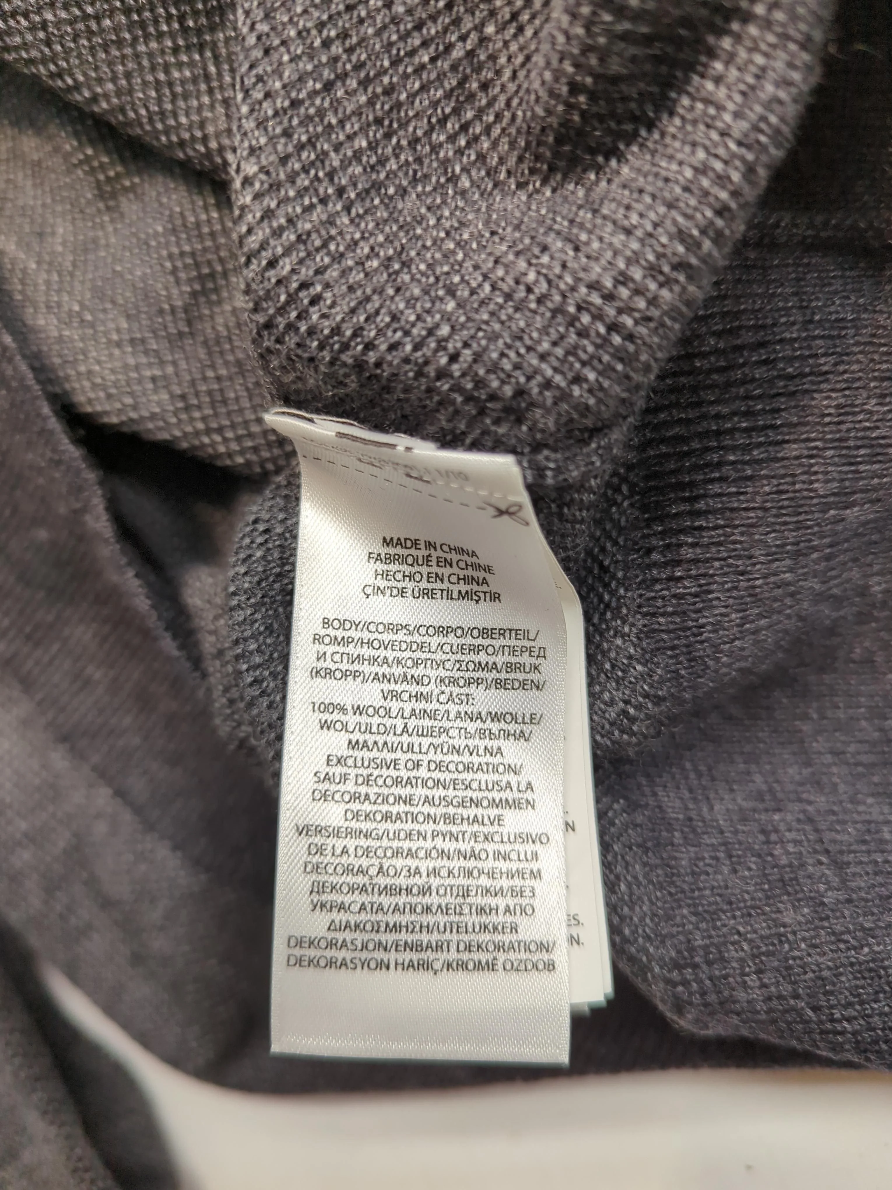 Polo Ralph Lauren Men's Jumper M Grey 100% Wool Collared Pullover - Image 6