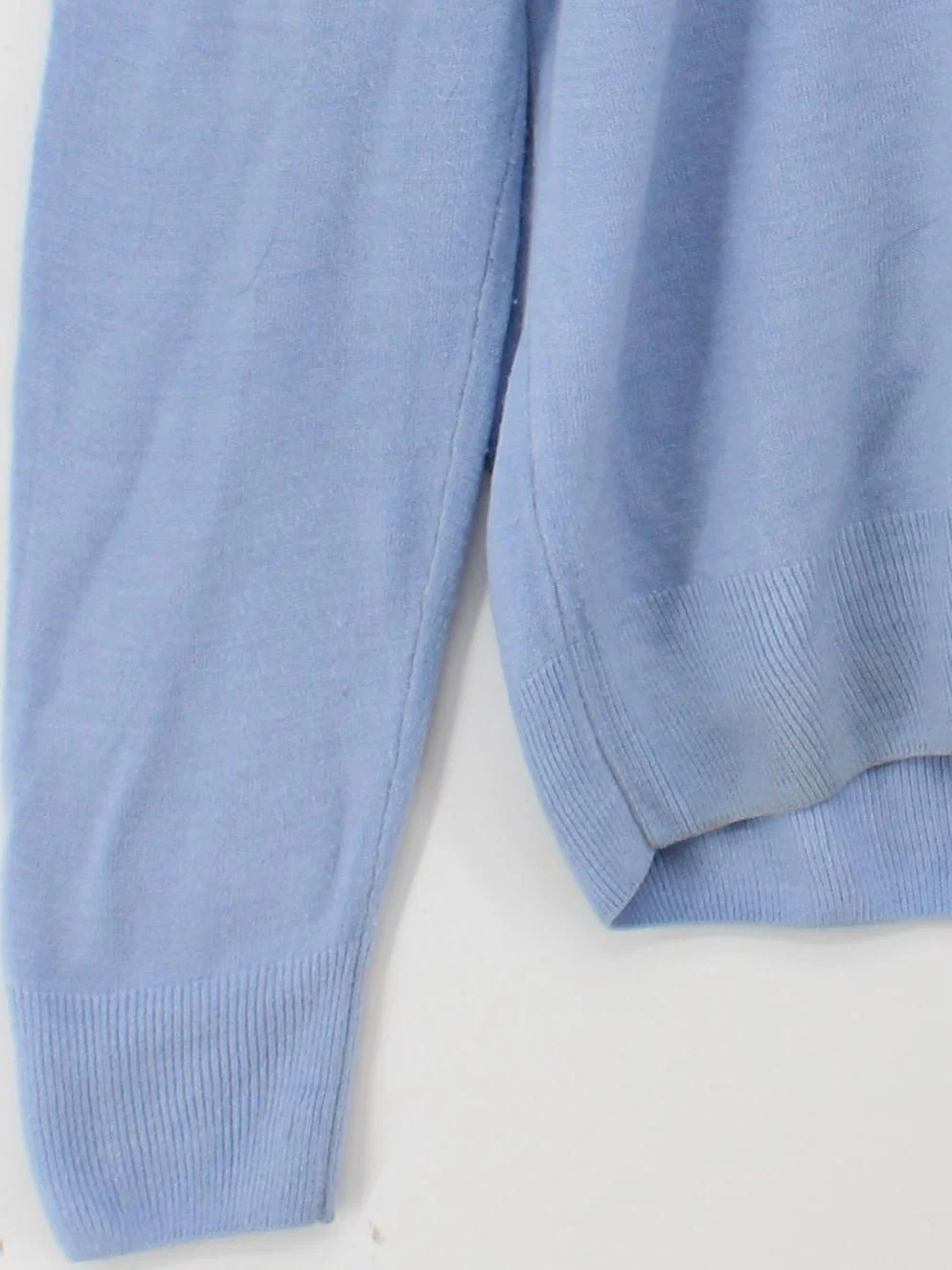 Polo Ralph Lauren Men's Jumper XXXL Blue 100% Cotton V-Neck Pullover - Image 4