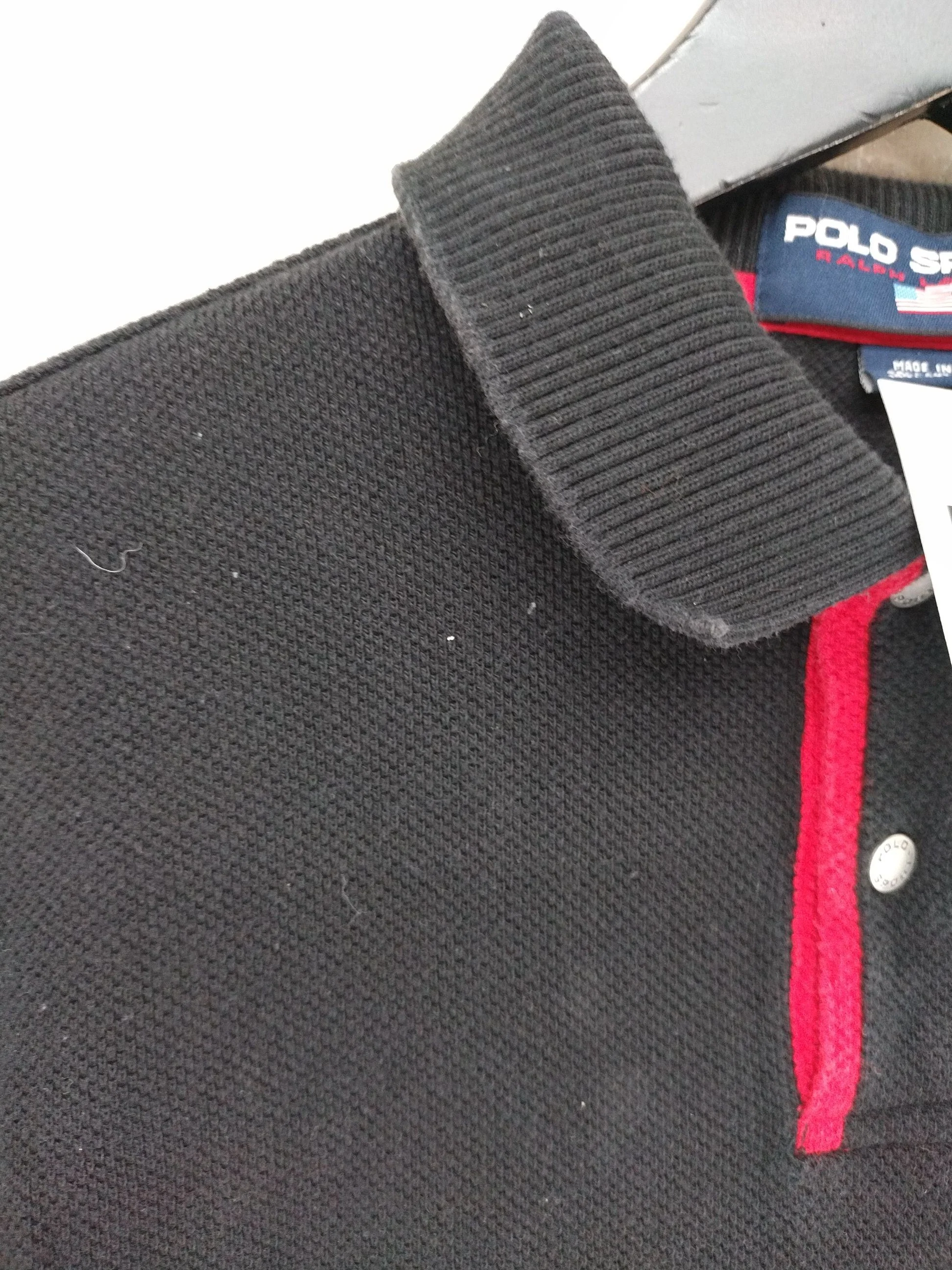 Polo Ralph Lauren Men's Polo M Black 100% Cotton Basic - Image 5