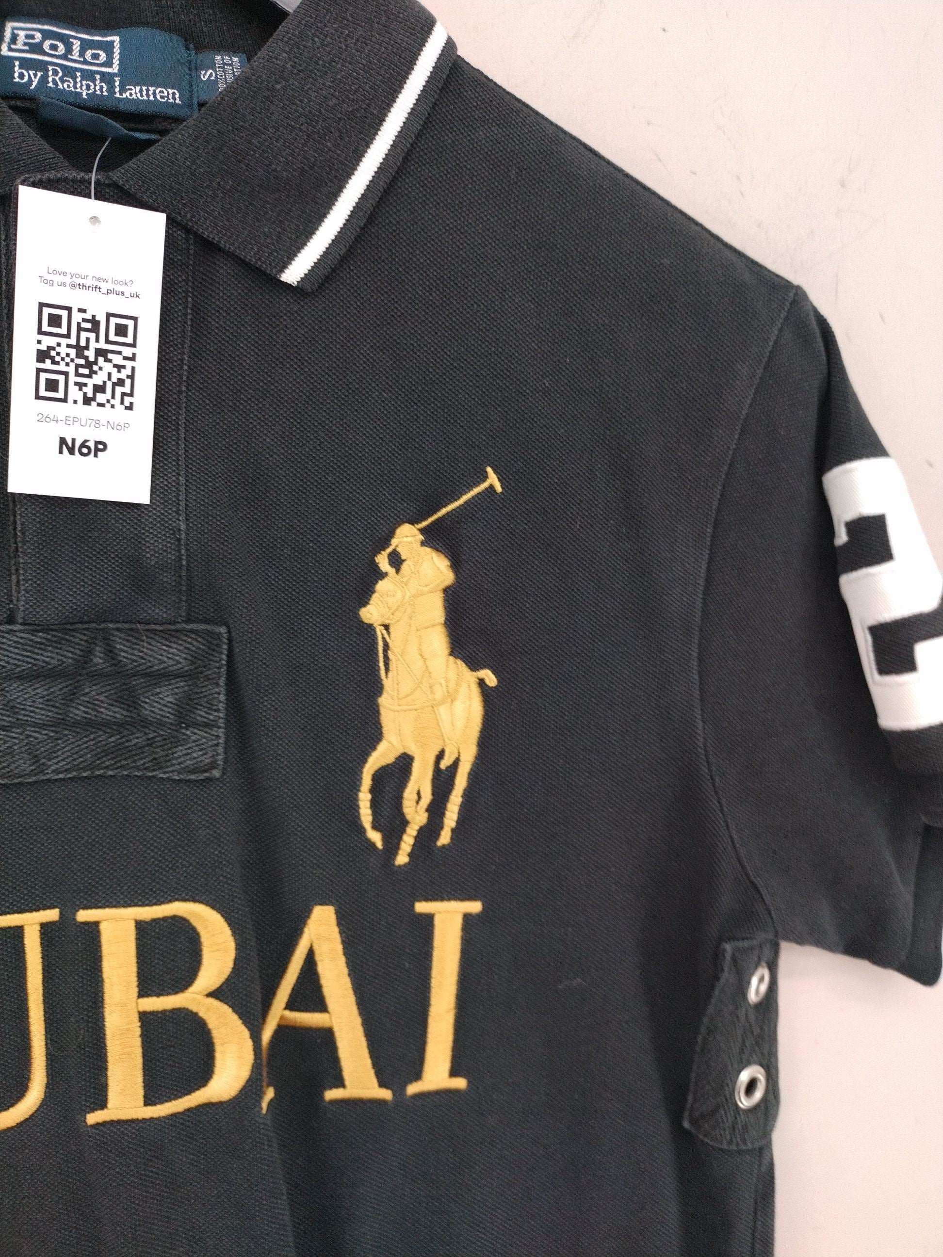 Polo Ralph Lauren Men's Polo S Black 100% Cotton Basic - Image 5