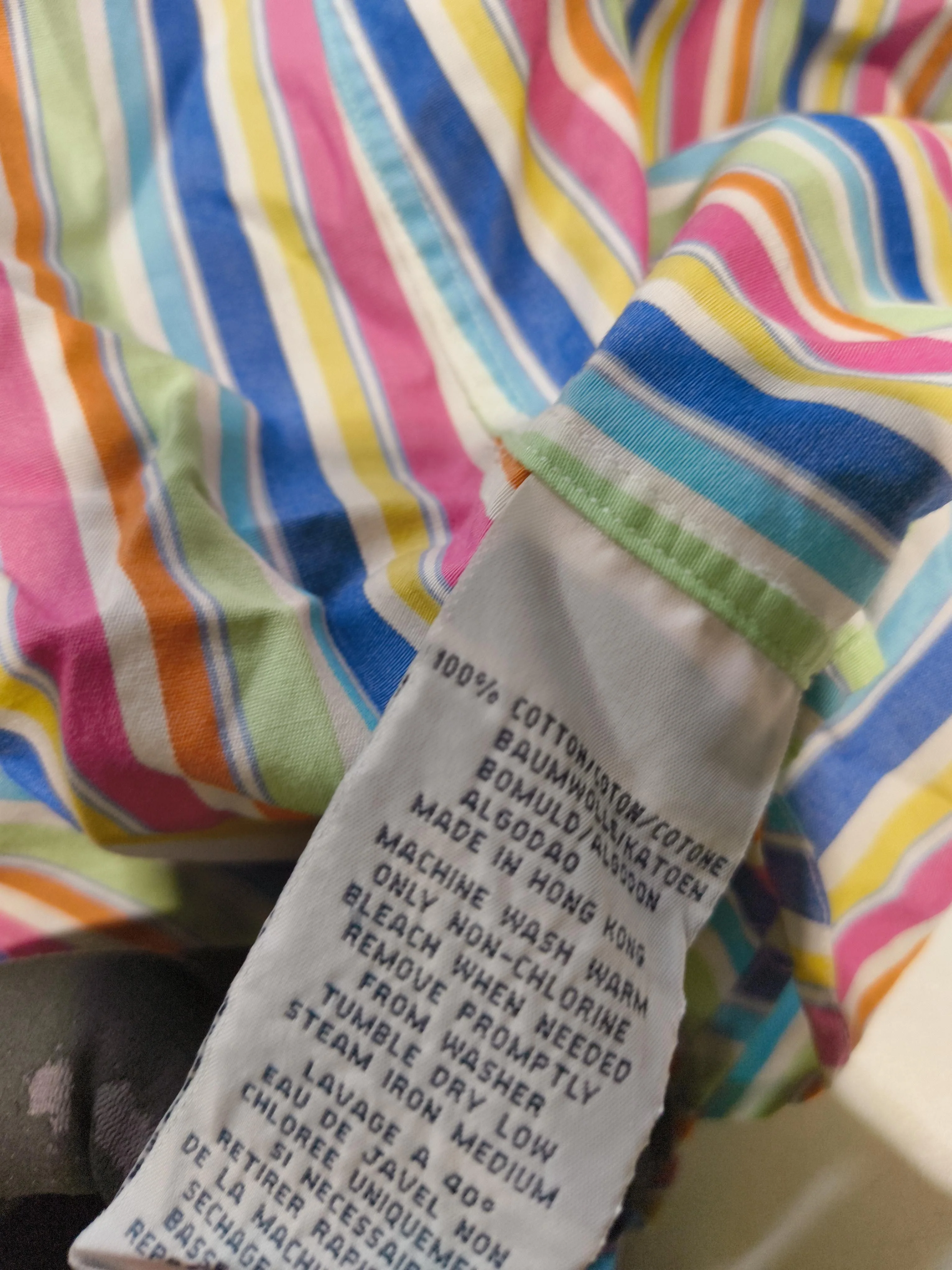 Polo Ralph Lauren Men's Shirt L Multi Striped 100% Cotton Basic - Image 6