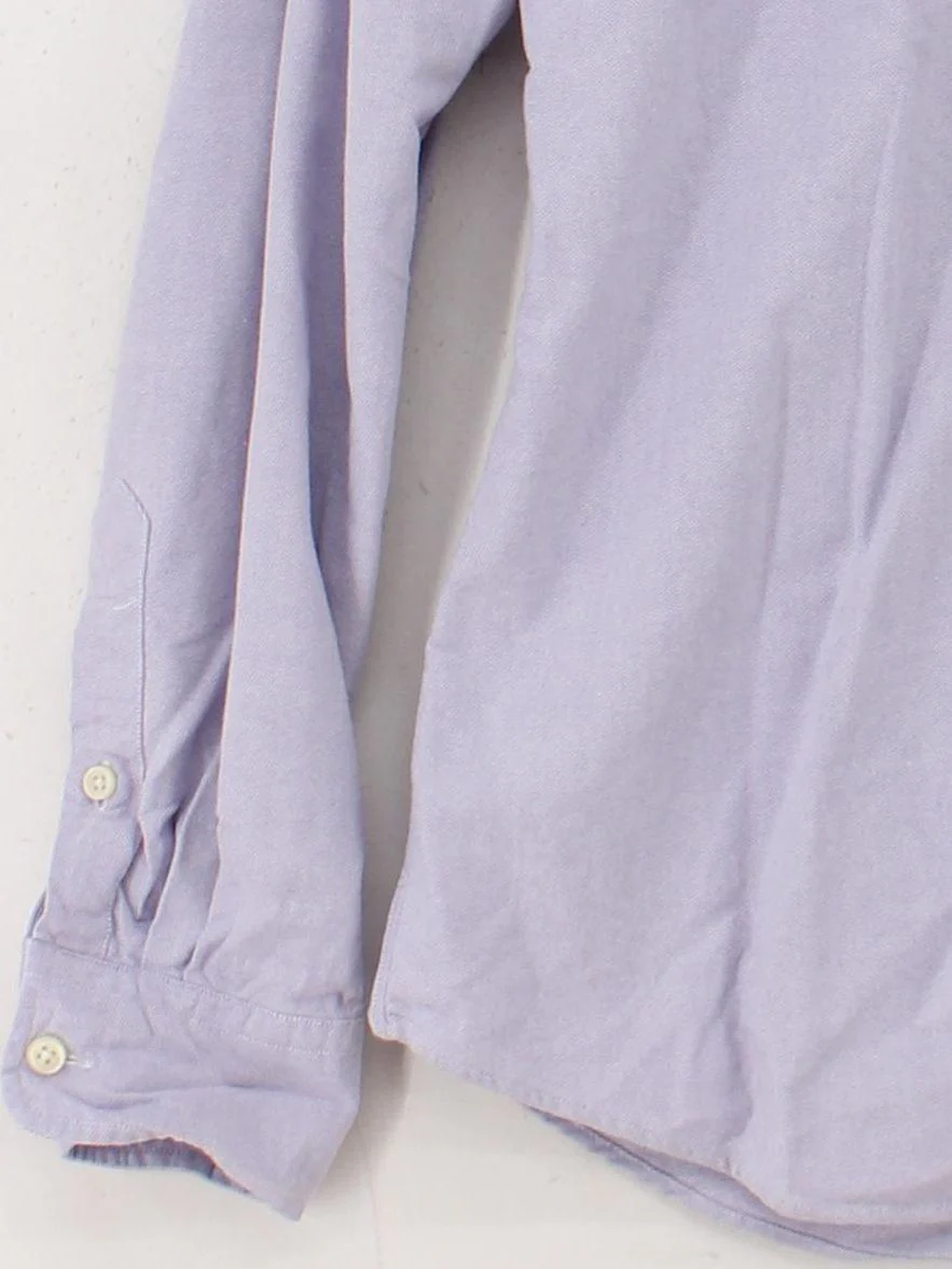 Polo Ralph Lauren Men's Shirt M Purple 100% Cotton Basic - Image 4