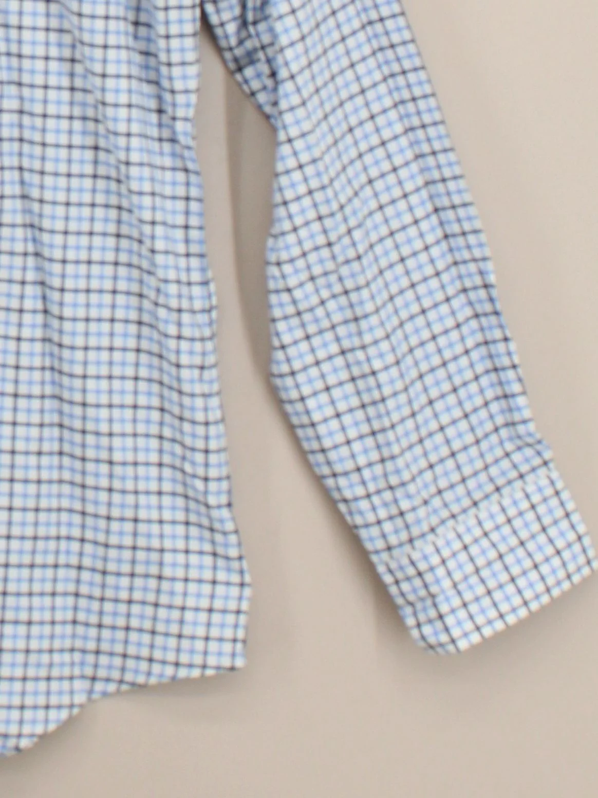 Polo Ralph Lauren Men's Shirt XL Blue Checkered 100% Cotton Basic - Image 4