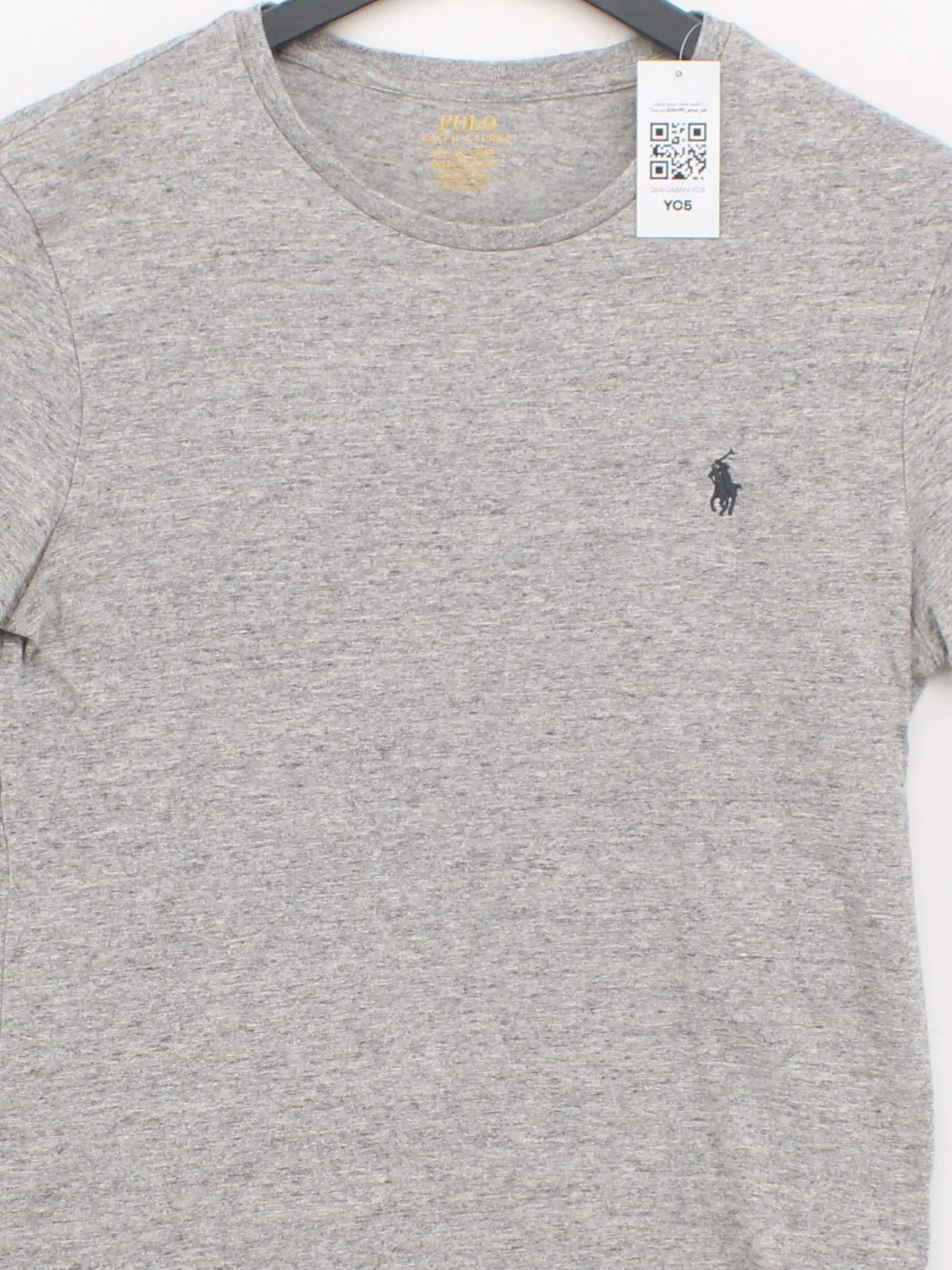 Polo Ralph Lauren Men's T-Shirt S Grey 100% Cotton Basic - Image 3
