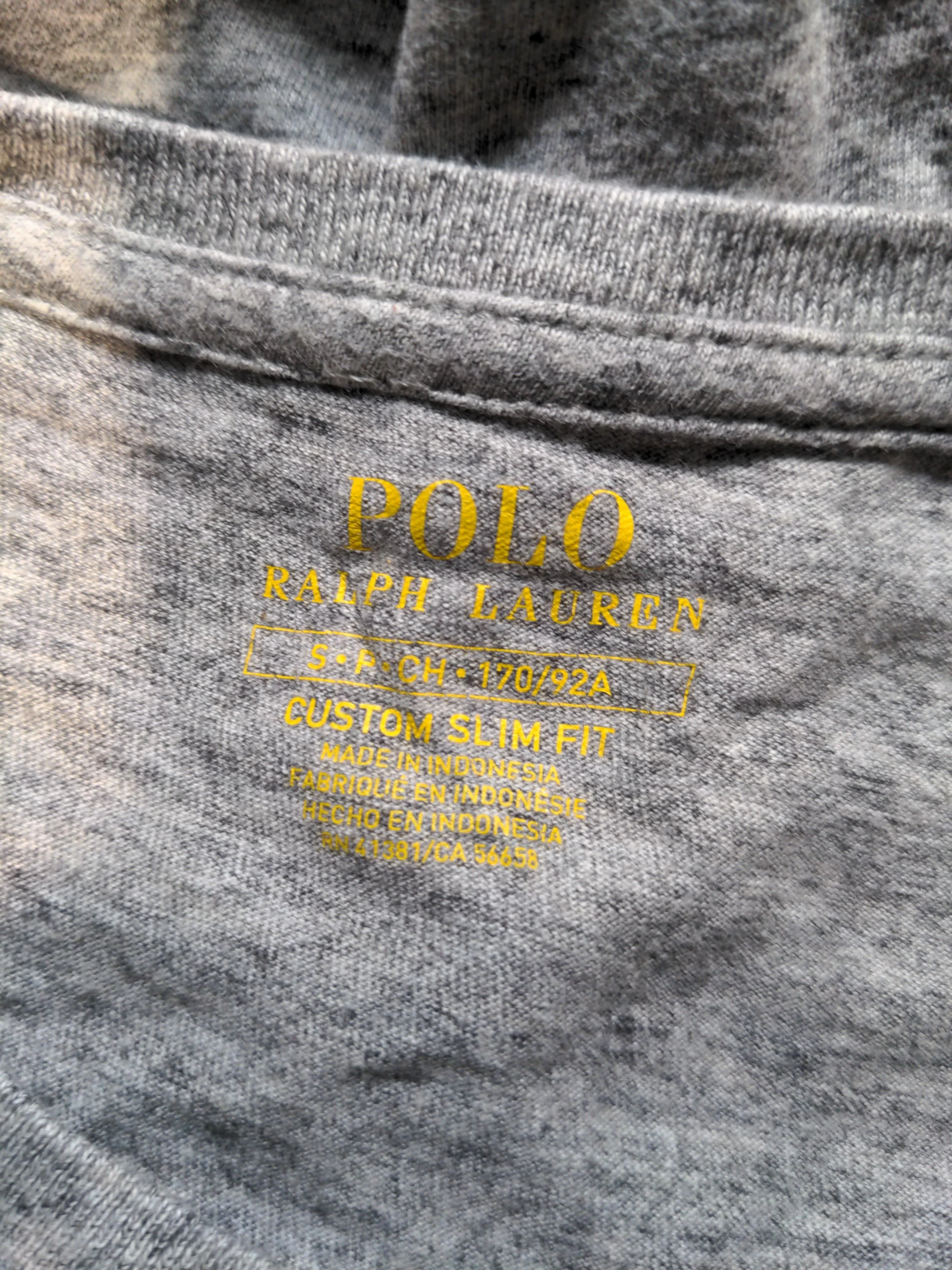 Polo Ralph Lauren Men's T-Shirt S Grey 100% Cotton Basic - Image 5