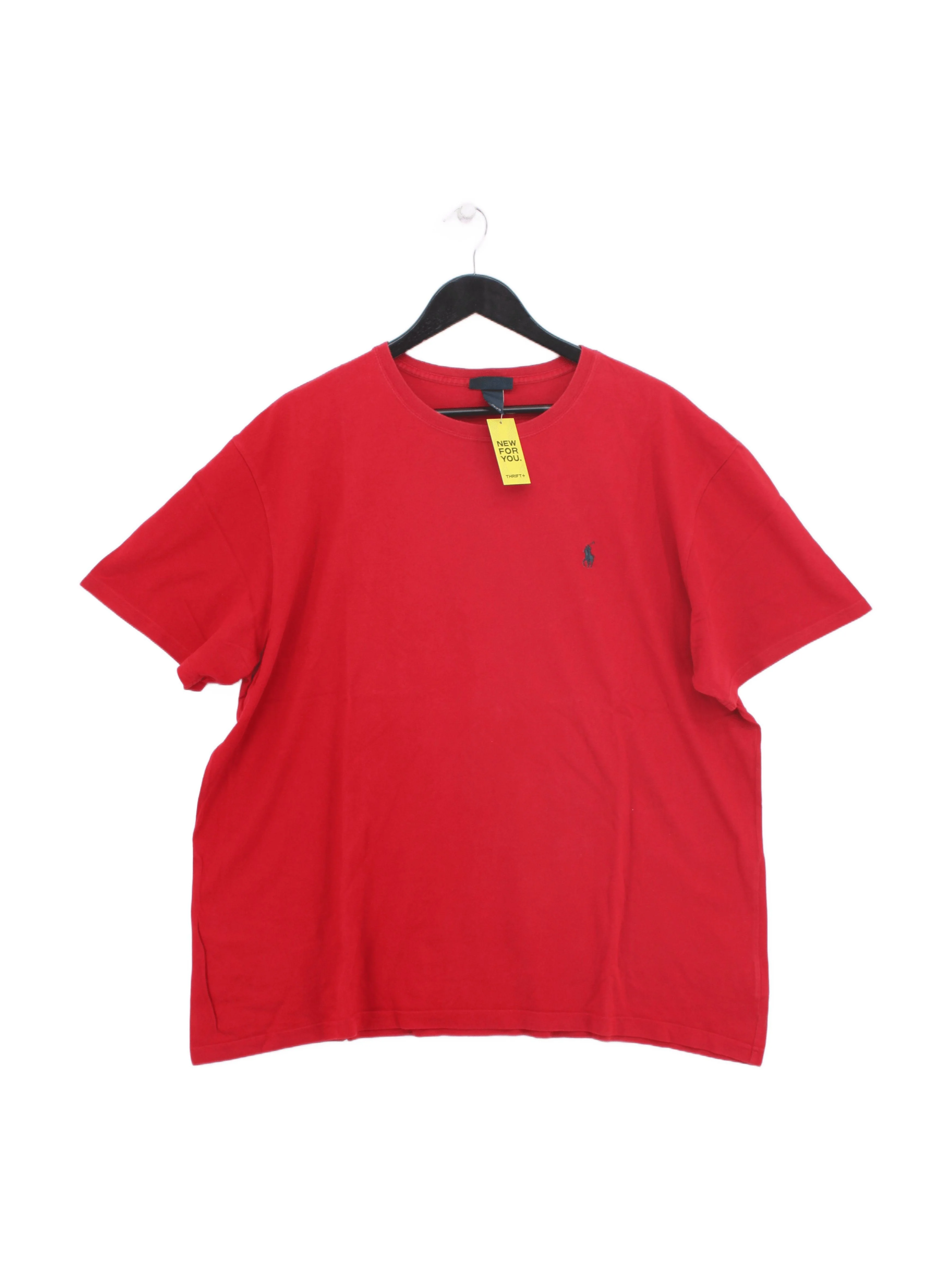 Polo Ralph Lauren Men's T-Shirt XL Red 100% Cotton Basic