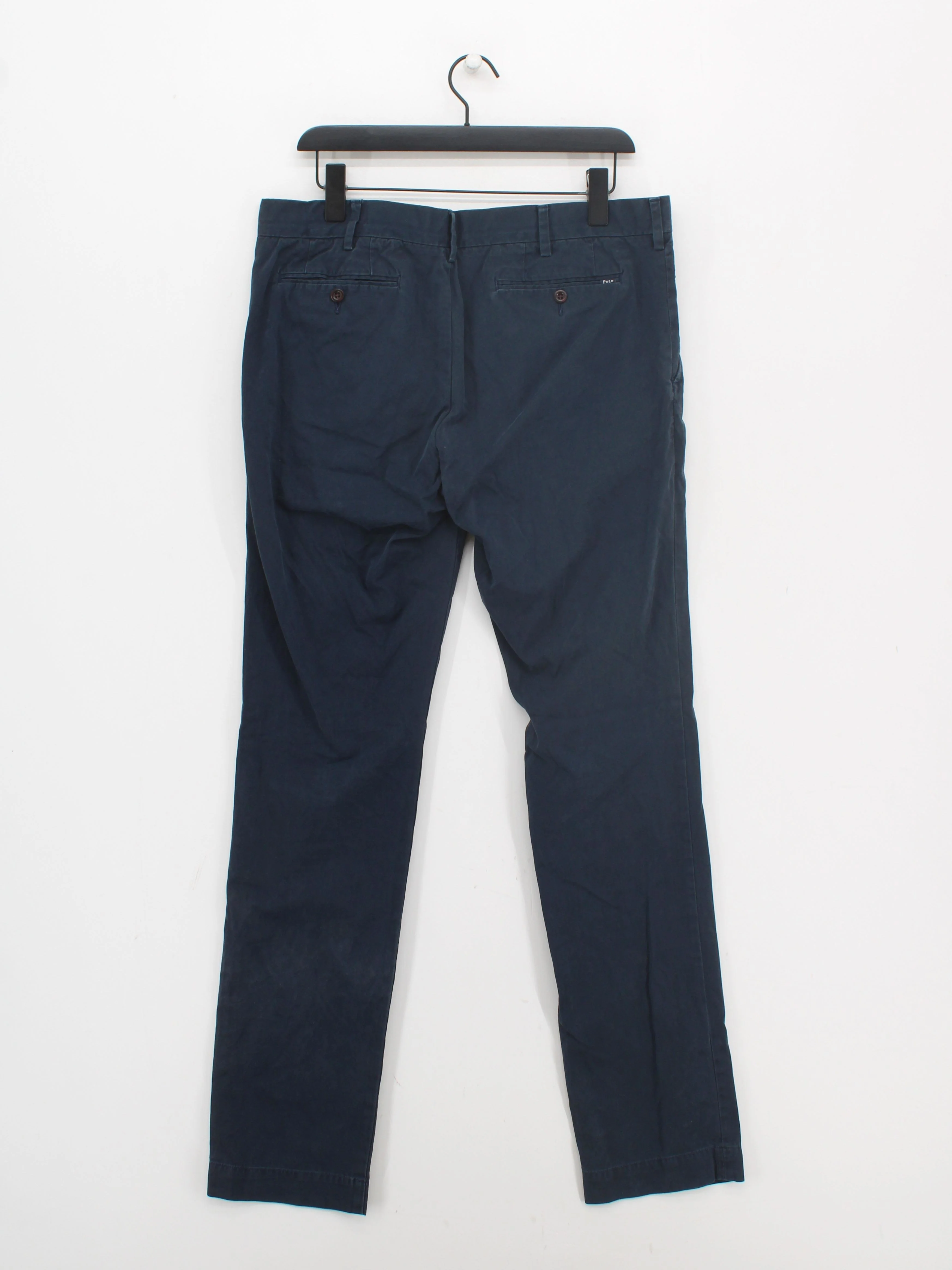 Polo Ralph Lauren Men's Trousers W 34 in Blue 100% Cotton Straight Chino - Image 2