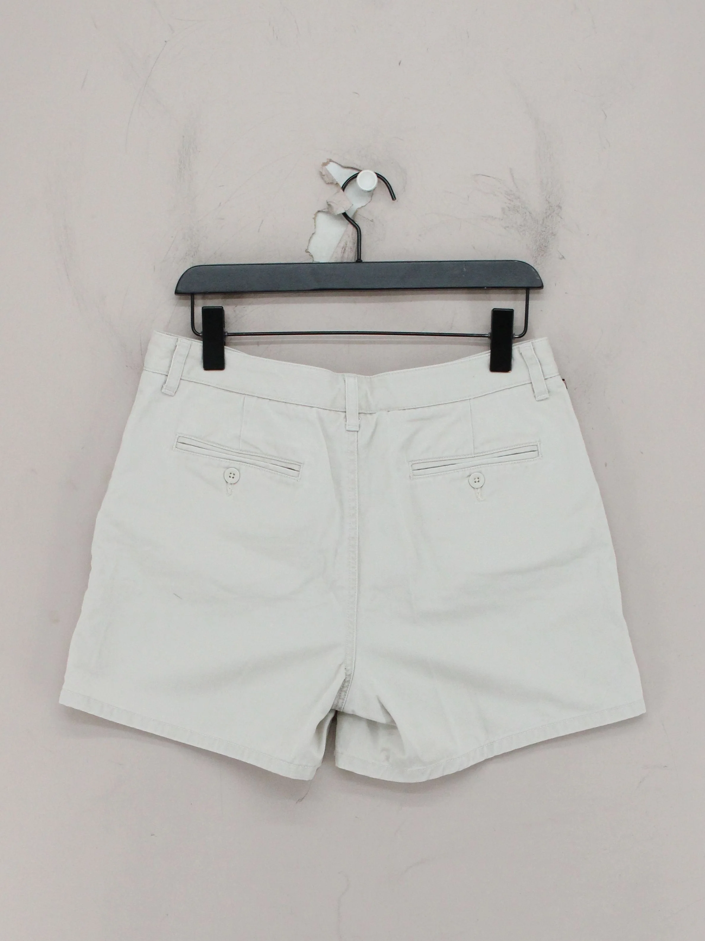 Polo Ralph Lauren Women's Shorts UK 10 Cream 100% Cotton Mom - Image 2