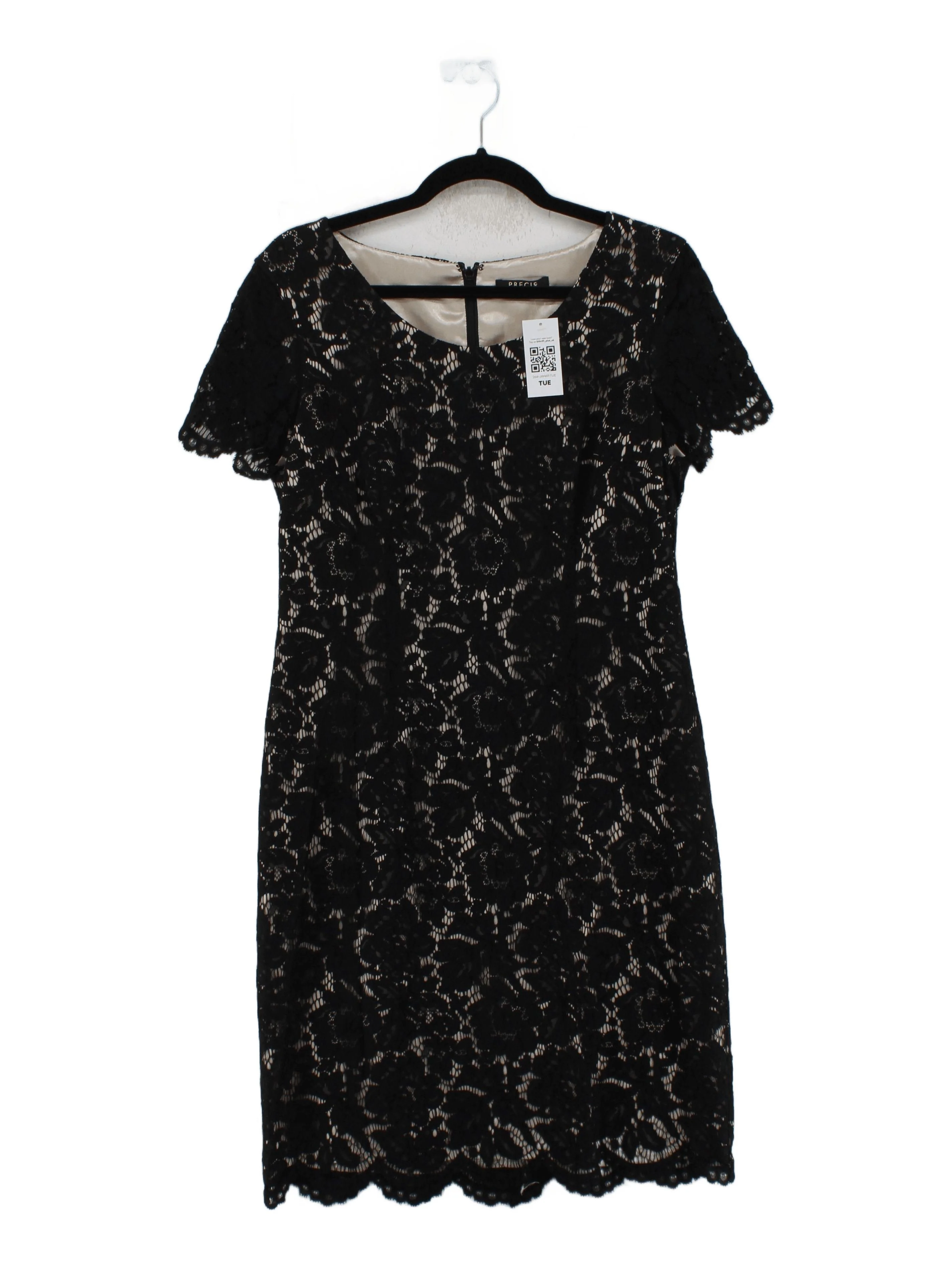 Precis Bodycon Midi Dress UK12 in Black