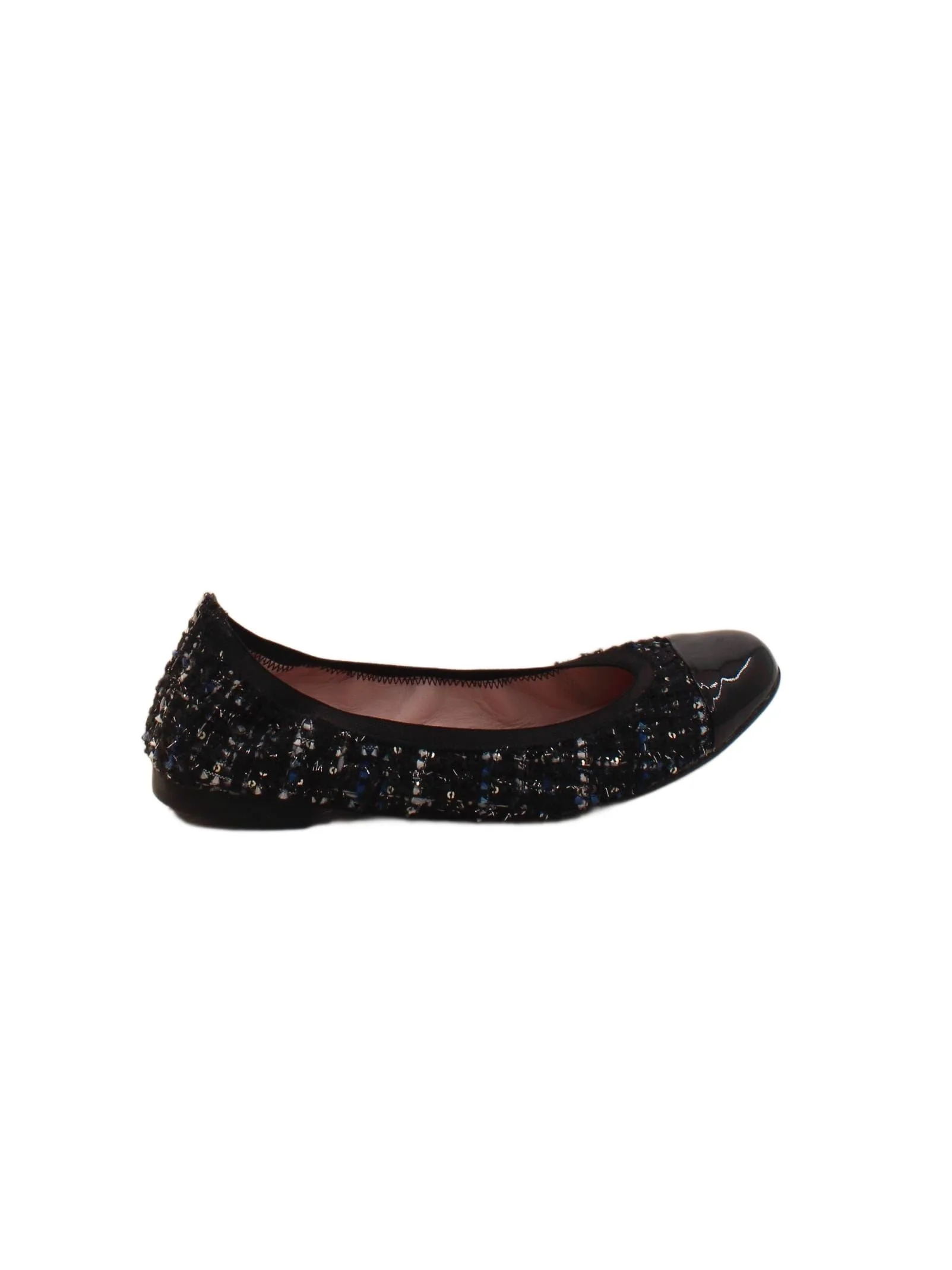 Pretty Ballerinas Women's Flat Shoes UK 5 Black Other with Leather Ballet