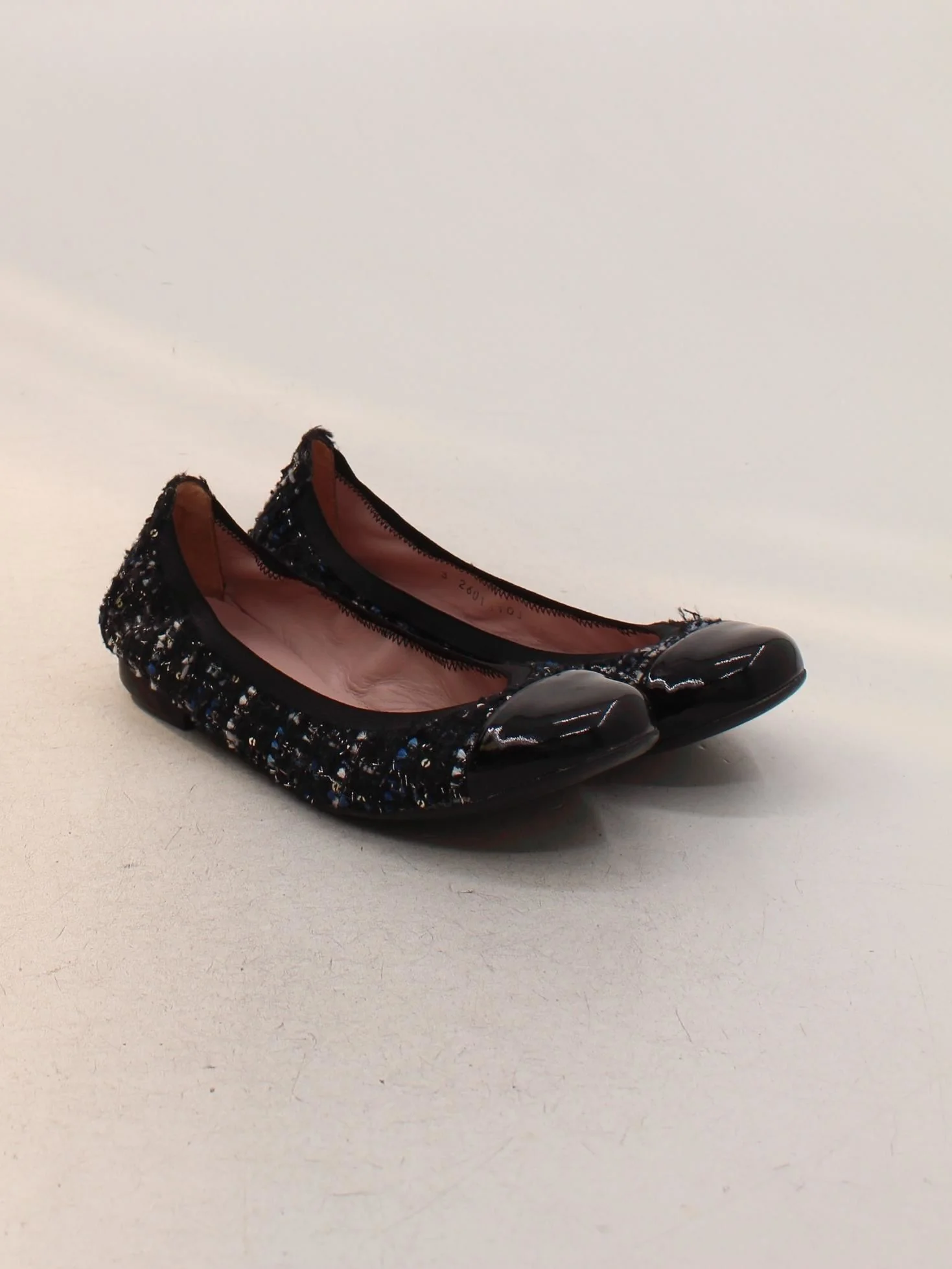 Pretty Ballerinas Women's Flat Shoes UK 5 Black Other with Leather Ballet - Image 4