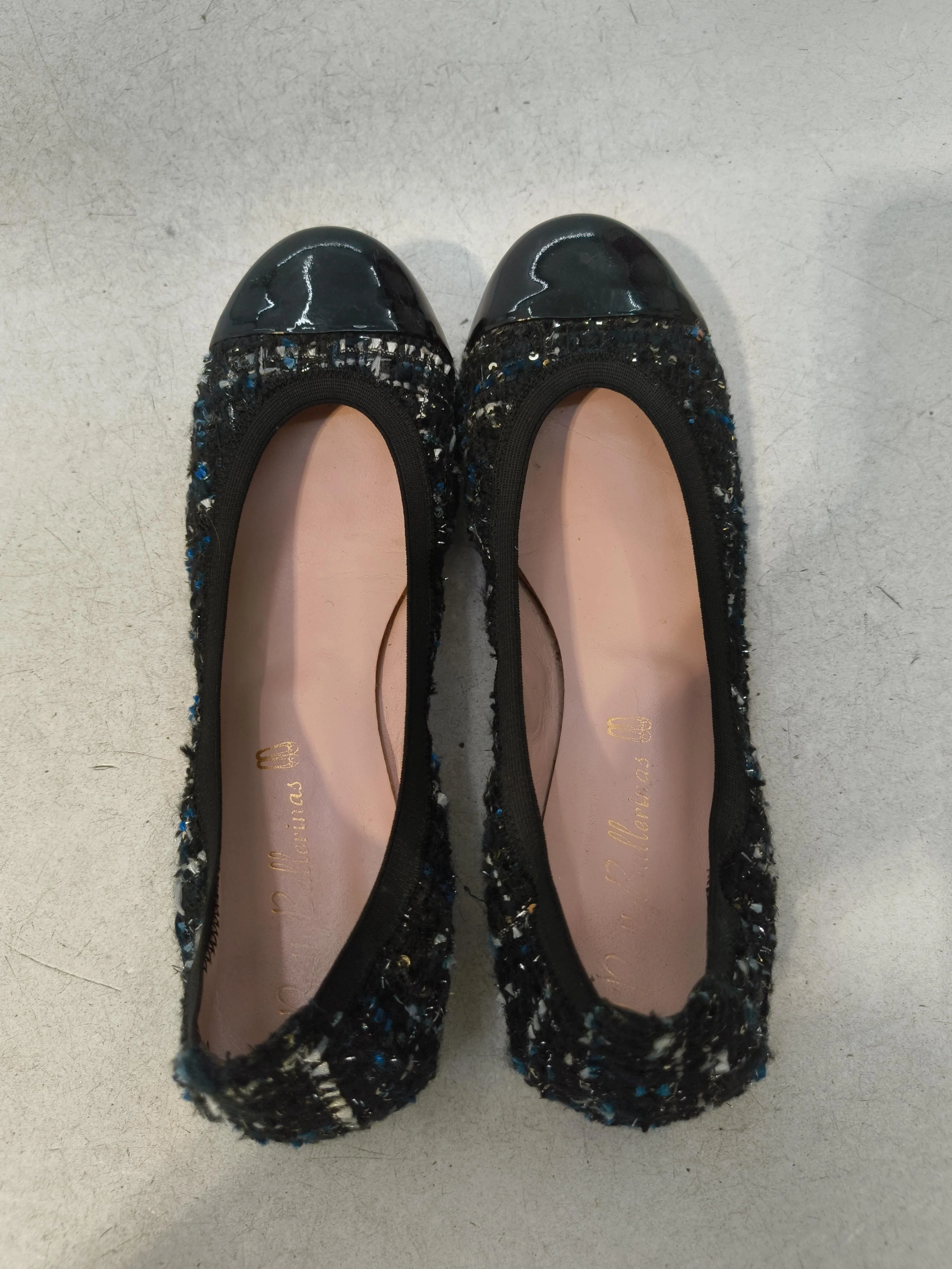 Pretty Ballerinas Women's Flat Shoes UK 5 Black Other with Leather Ballet - Image 6