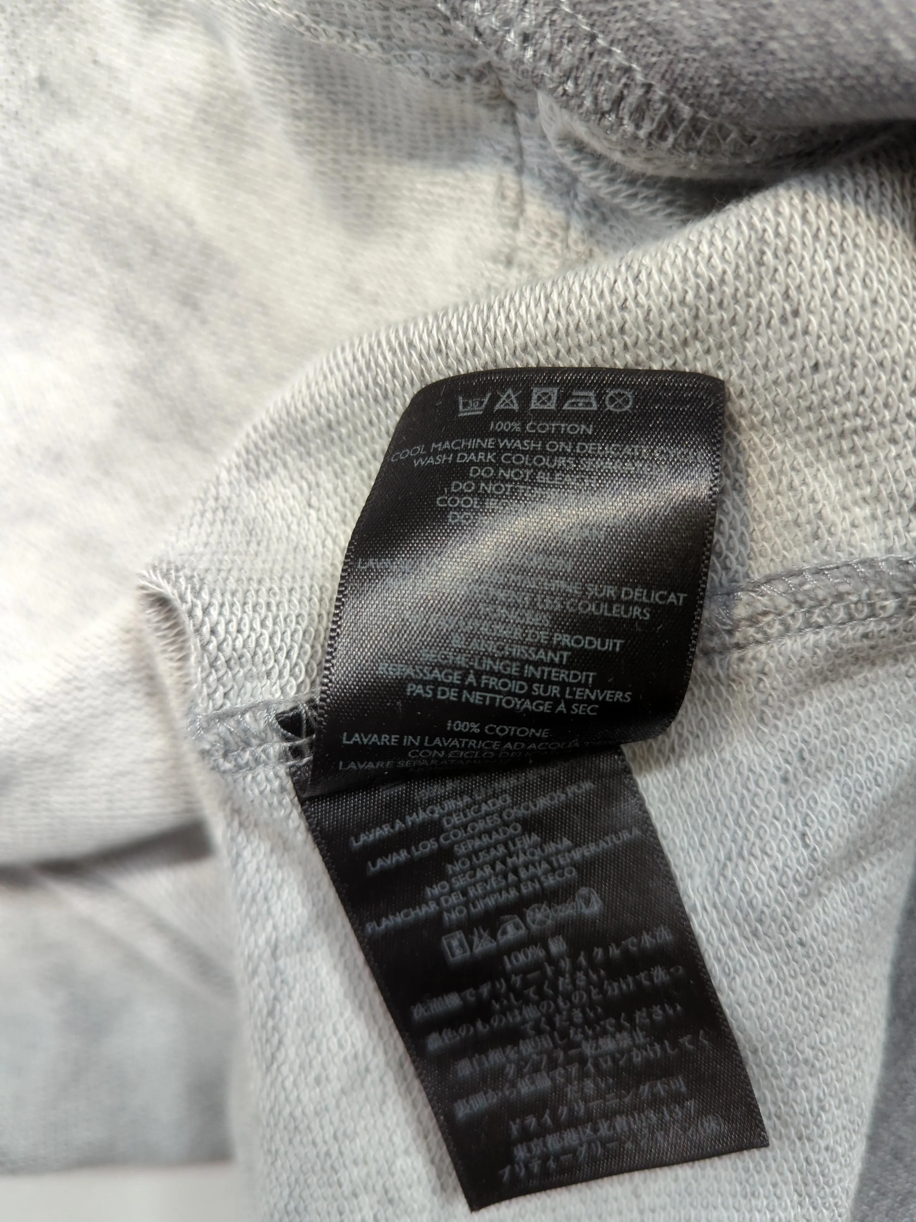 Pretty Green Men's Hoodie XL Grey 100% Cotton Pullover - Image 7
