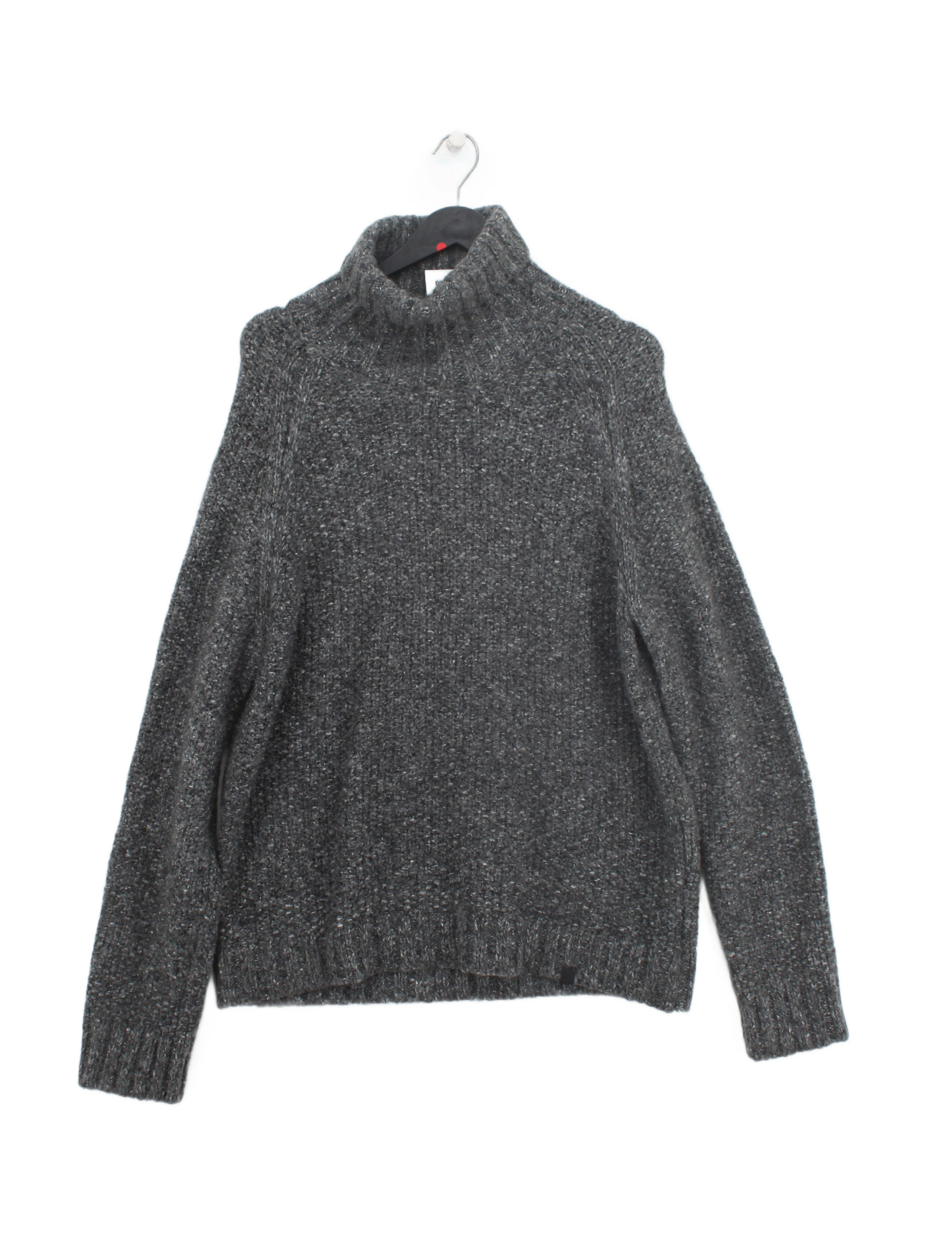 Pretty Green Men's Jumper XL Grey Nylon with Acrylic, Mohair, Wool Pullover