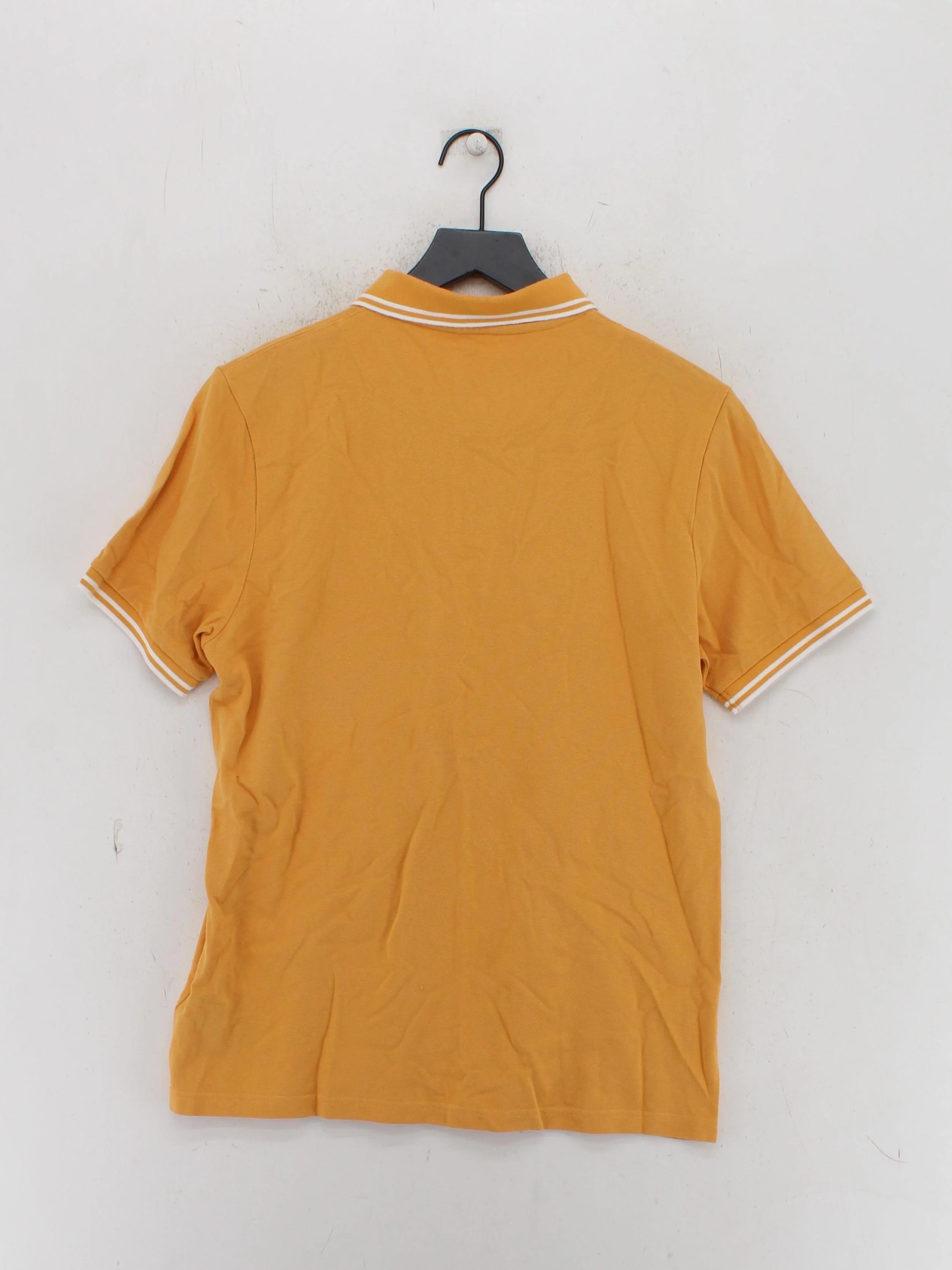 Pretty Green Men's Polo L Yellow 100% Cotton Basic - Image 2