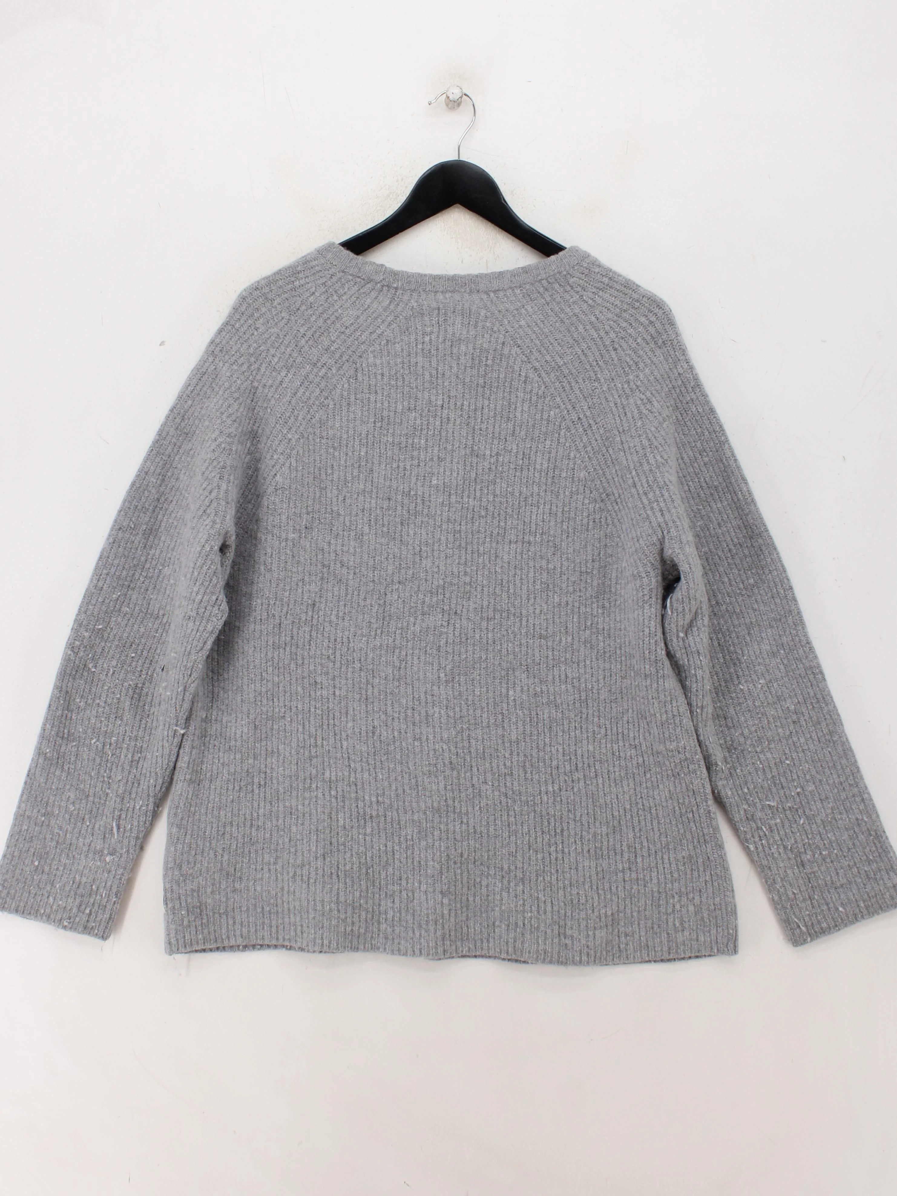 Pretty Green Women's Jumper XL Grey Wool with Nylon Crew Neck Pullover - Image 2