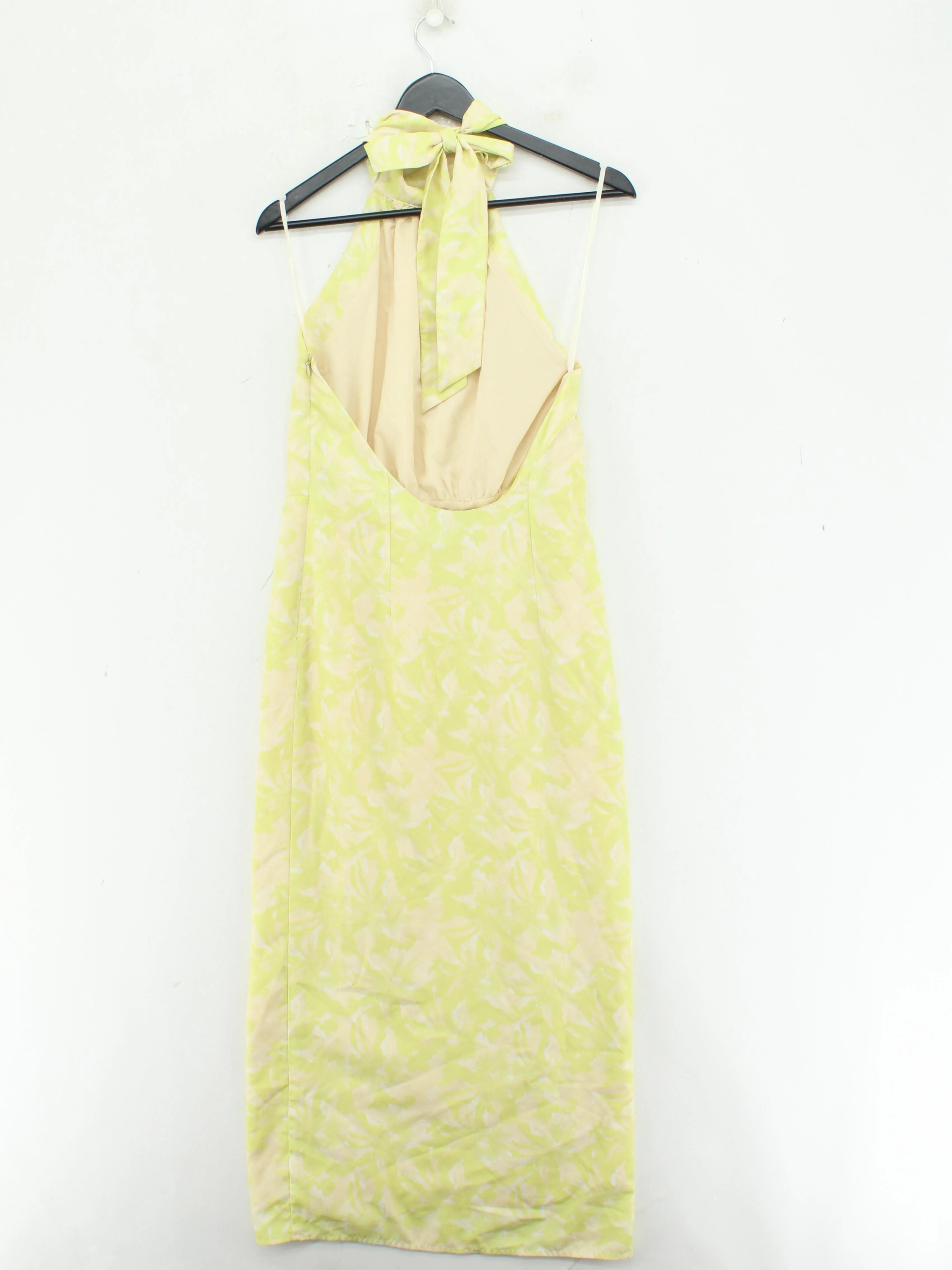 Pretty Lavish Bodycon Midi Dress UK8 in Yellow - Image 2