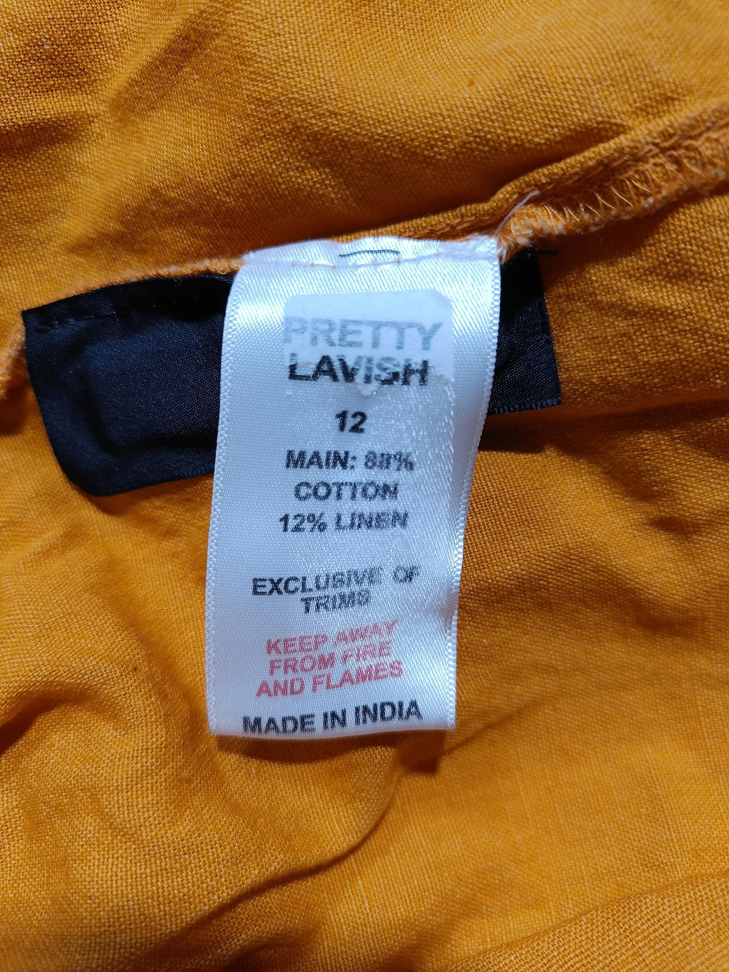 Pretty Lavish Maxi Dress UK12 in Orange - Image 6