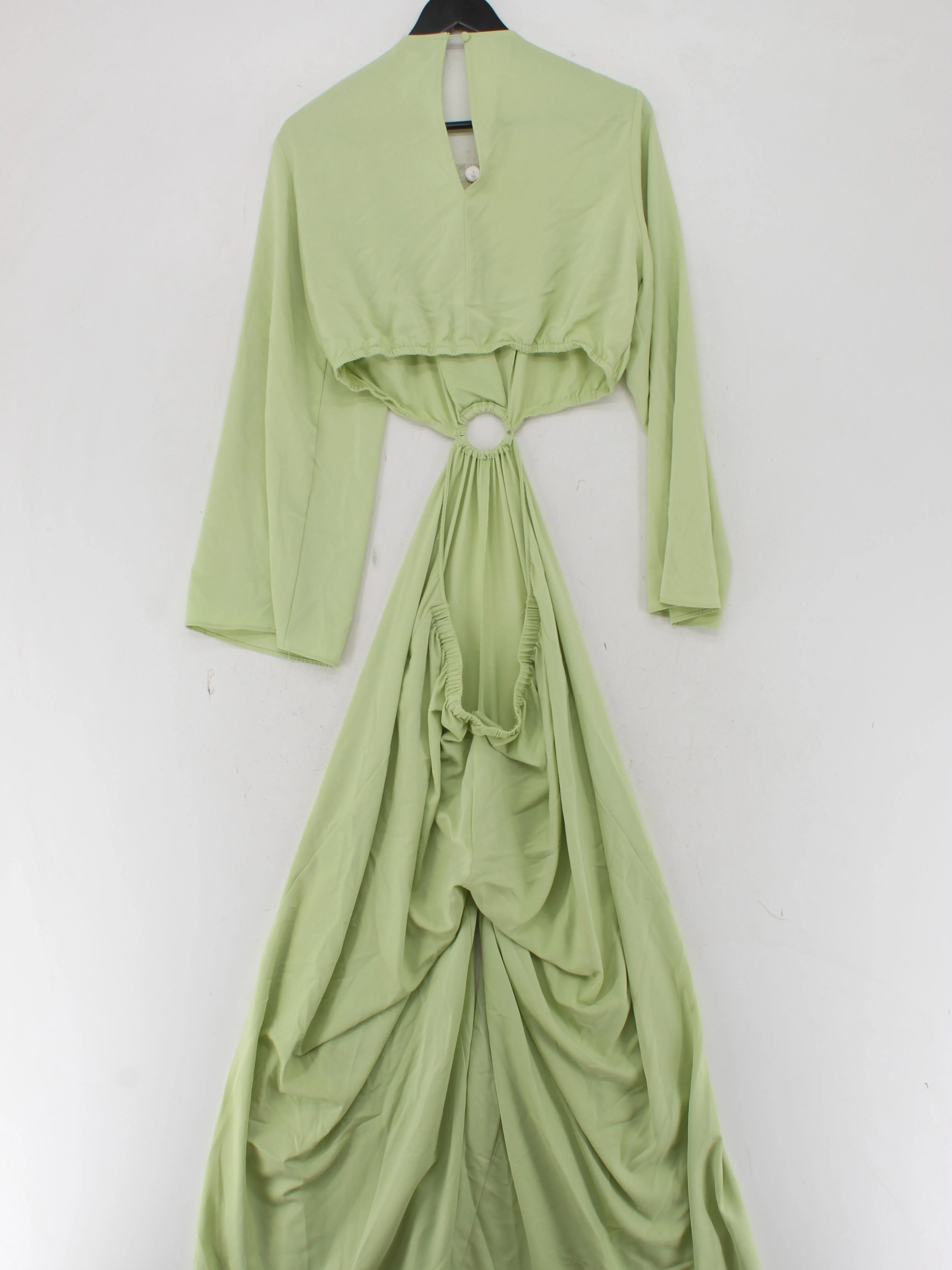 Pretty Lavish Women's Jumpsuit UK 10 Green Polyester with Elastane Jumpsuit - Image 2