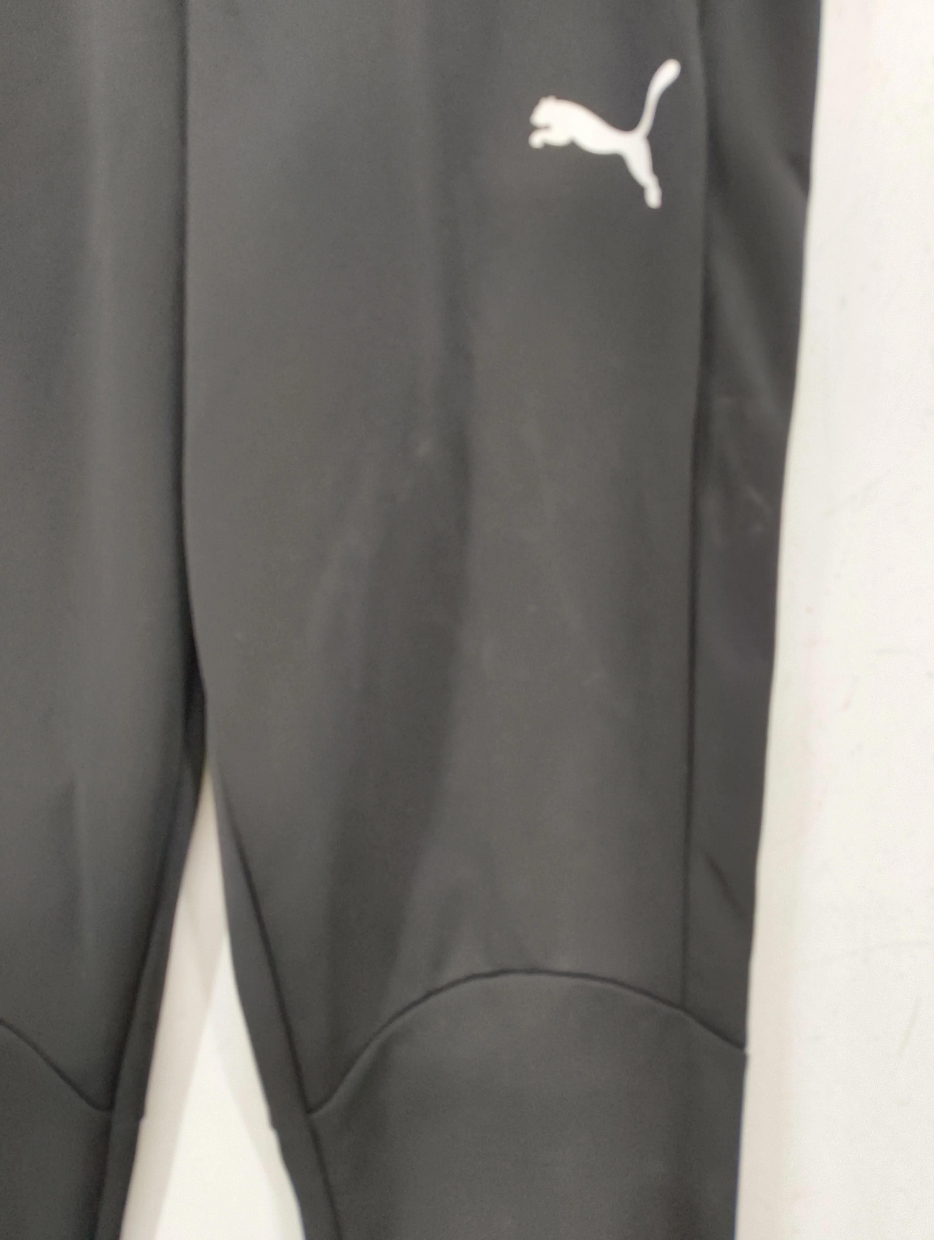 Puma Men's Sports Bottoms L Black 100% Other Sweatpants - Image 5
