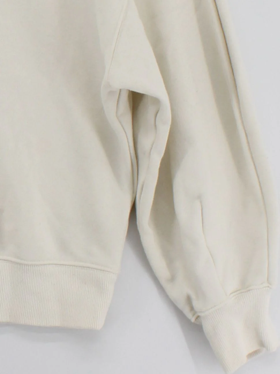 Puma Women's Jumper XS Cream Cotton with Polyester, Elastane Round Neck Pullover - Image 4