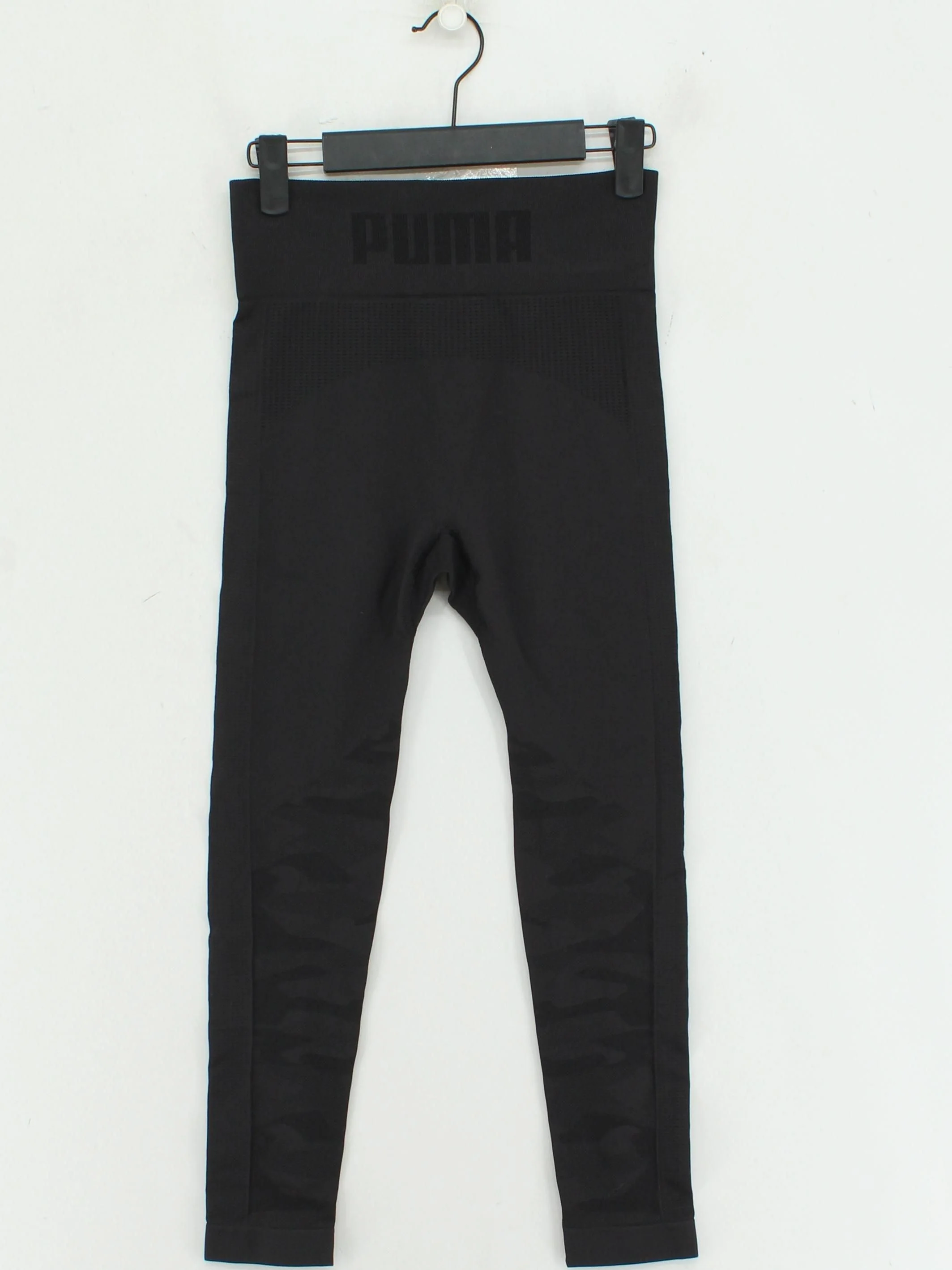 Puma Women's Leggings S Black Camo Nylon with Elastane Capri - Image 2