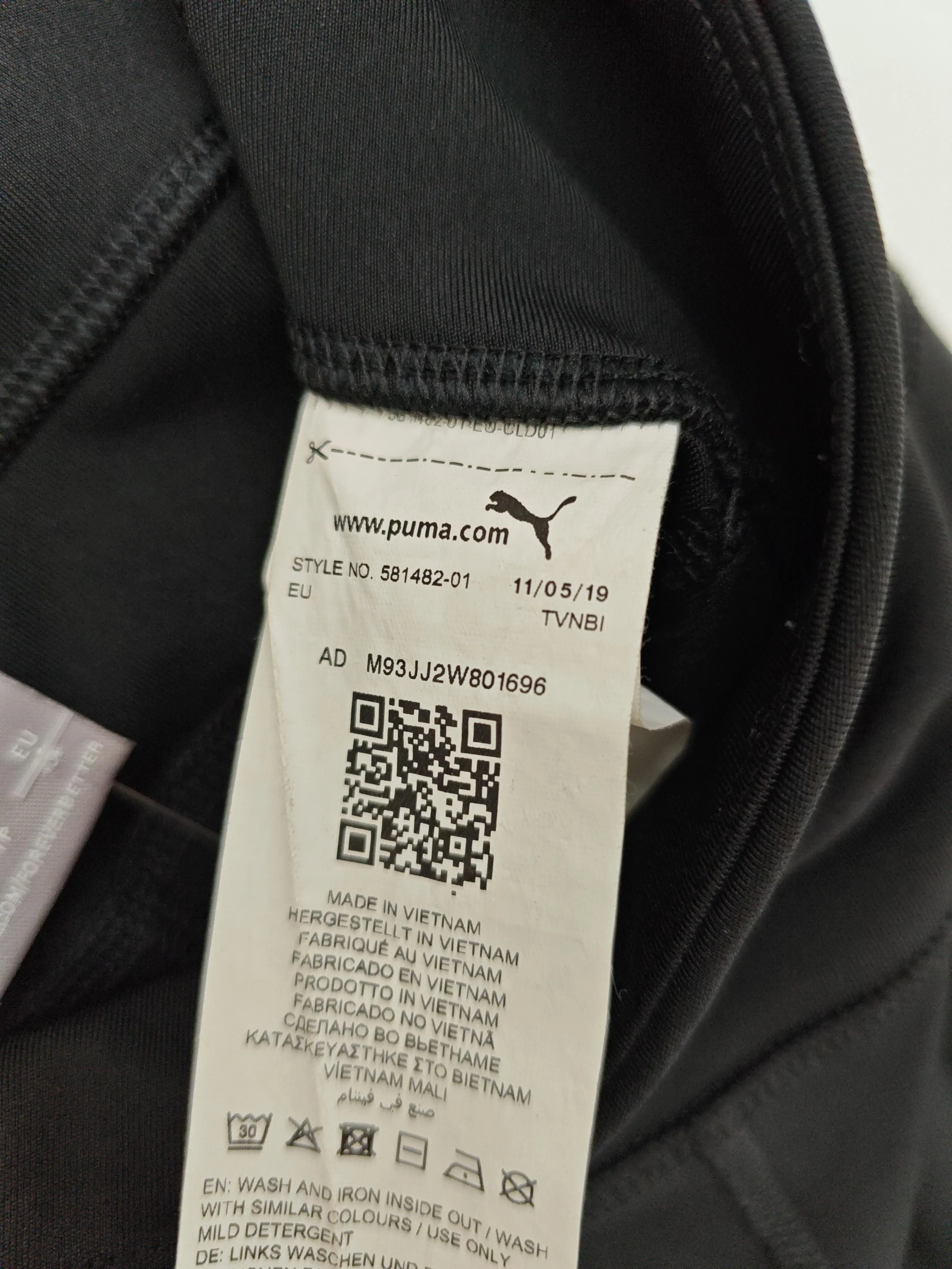Puma Women's Leggings XS Black Graphic Nylon with Elastane Full length - Image 6