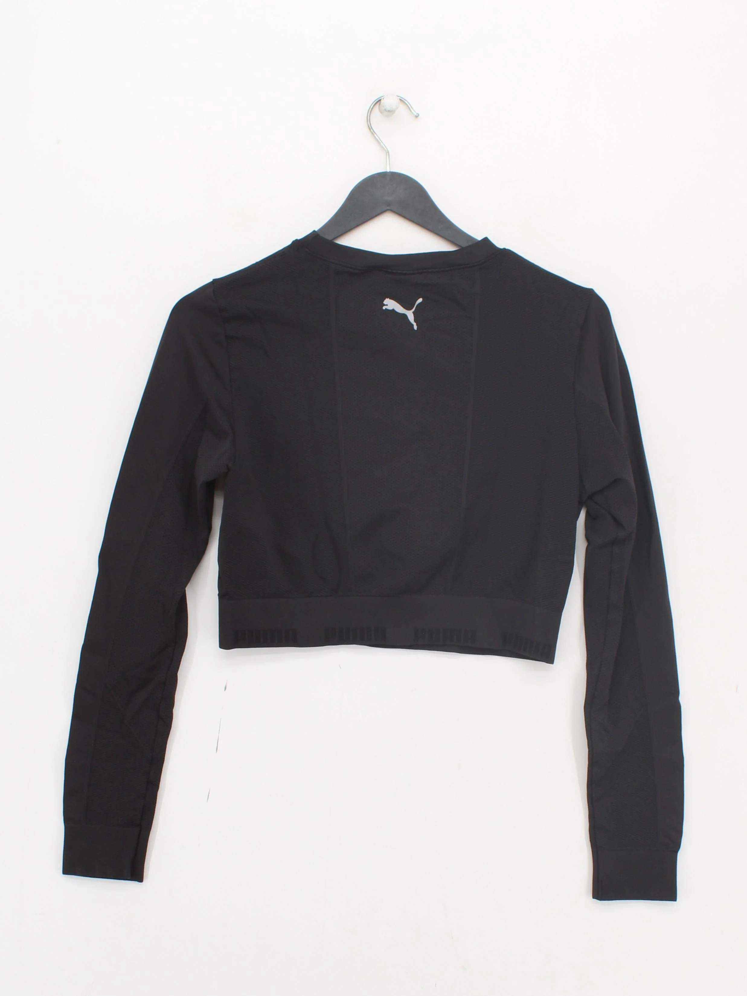 Puma Women's T-Shirt L Black 100% Other Basic - Image 2