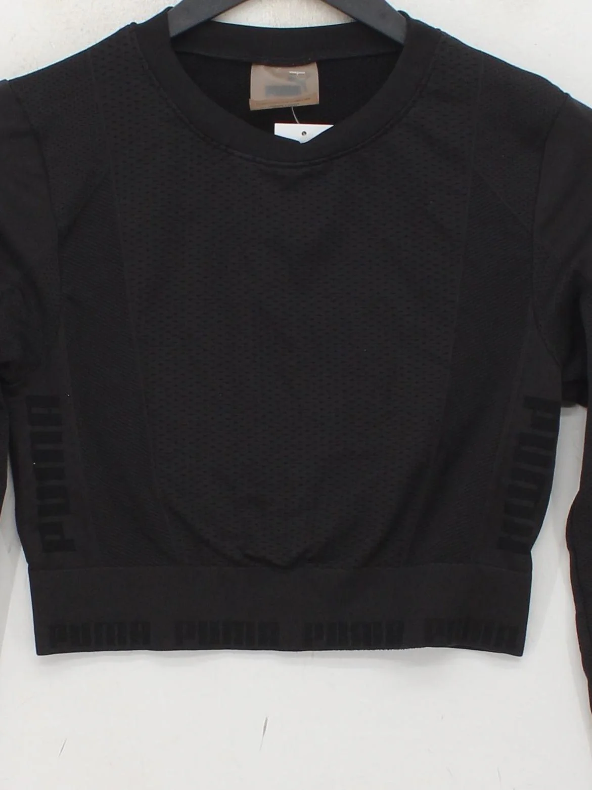 Puma Women's T-Shirt S Black 100% Other Basic - Image 3
