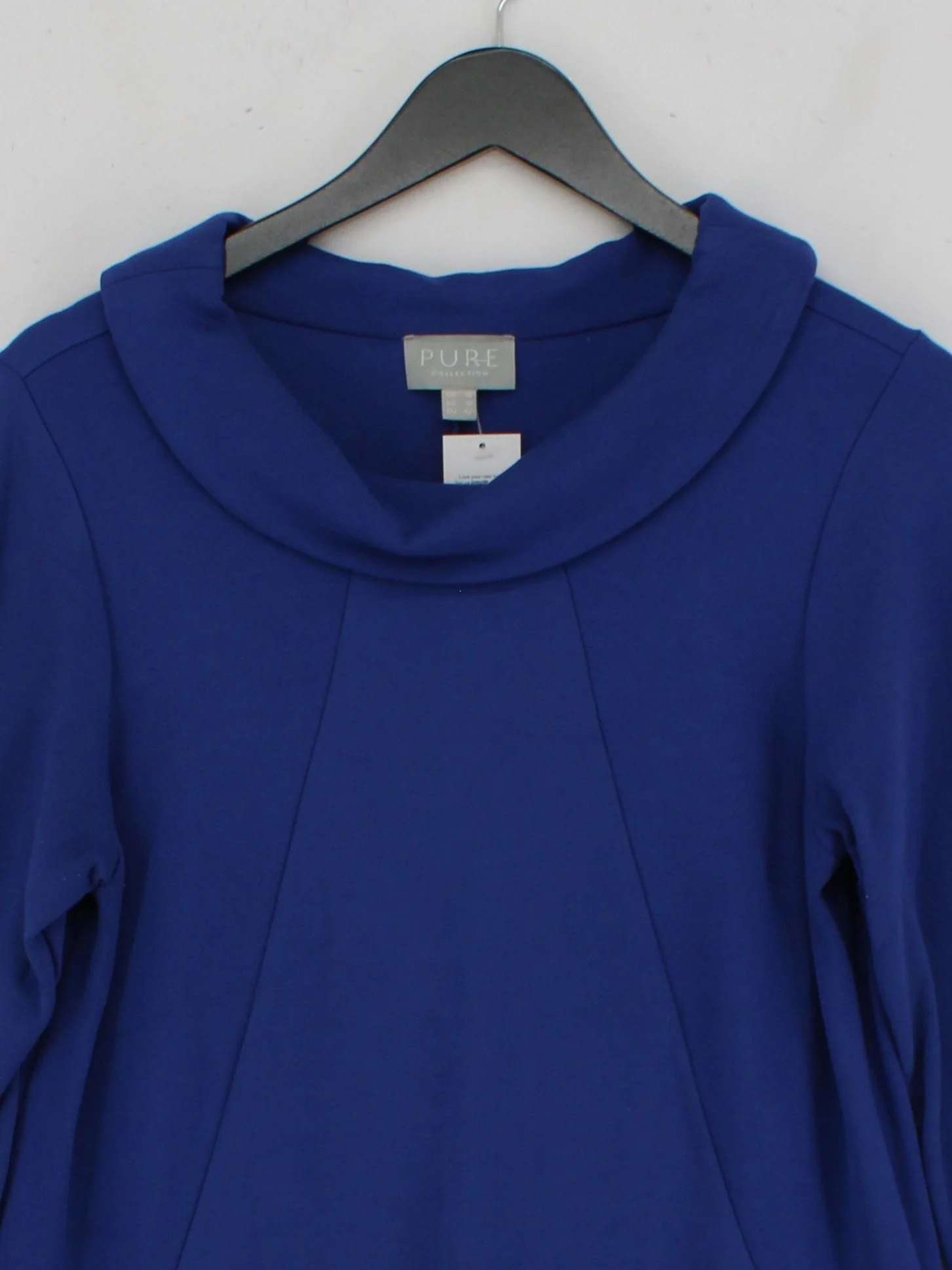 Pure Collection A-Line Mini Dress UK16 in Blue - Image 3