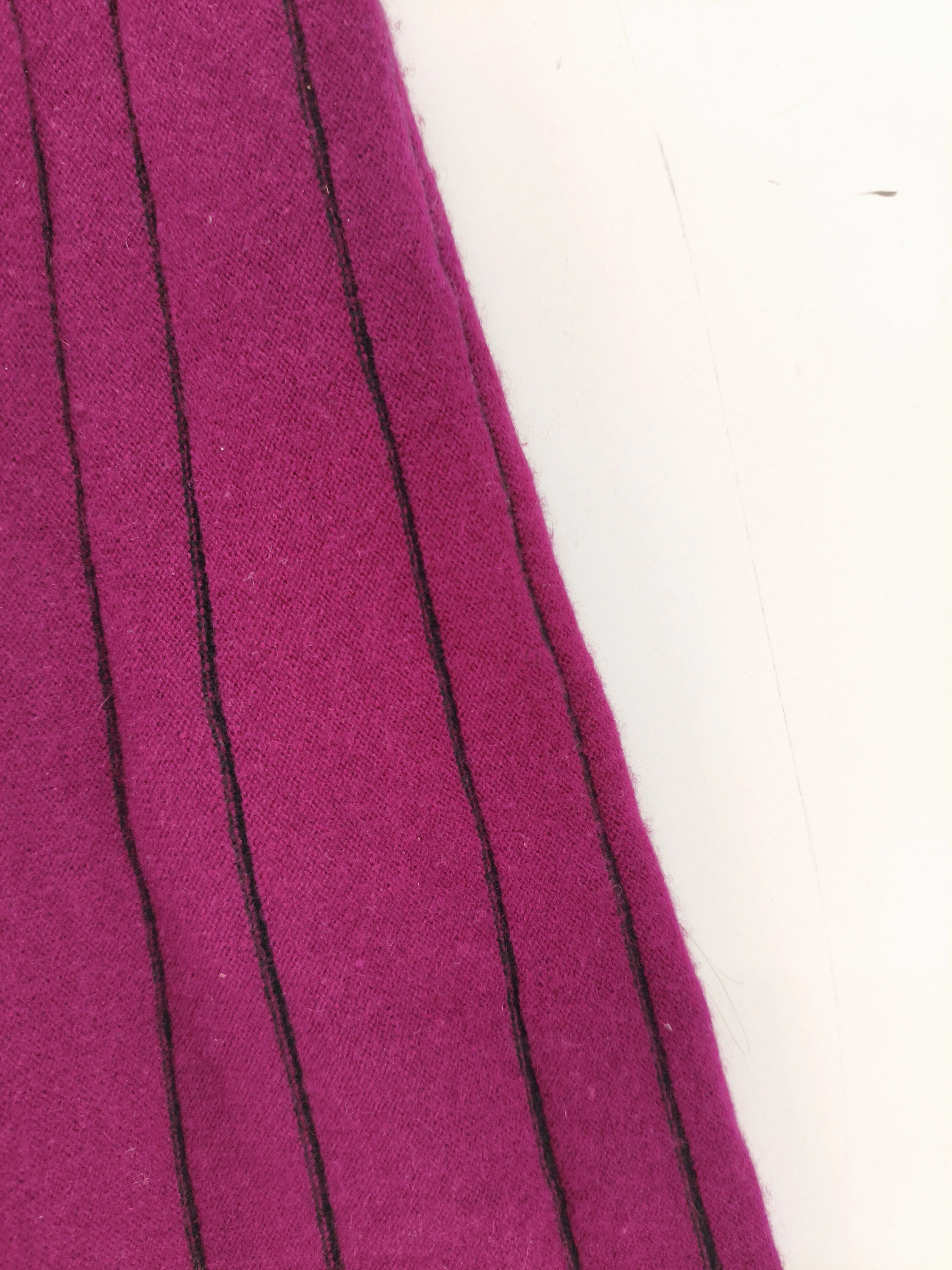 Pure Collection Women's Mini Skirt S Pink Striped 100% Other Short Mini - Image 6