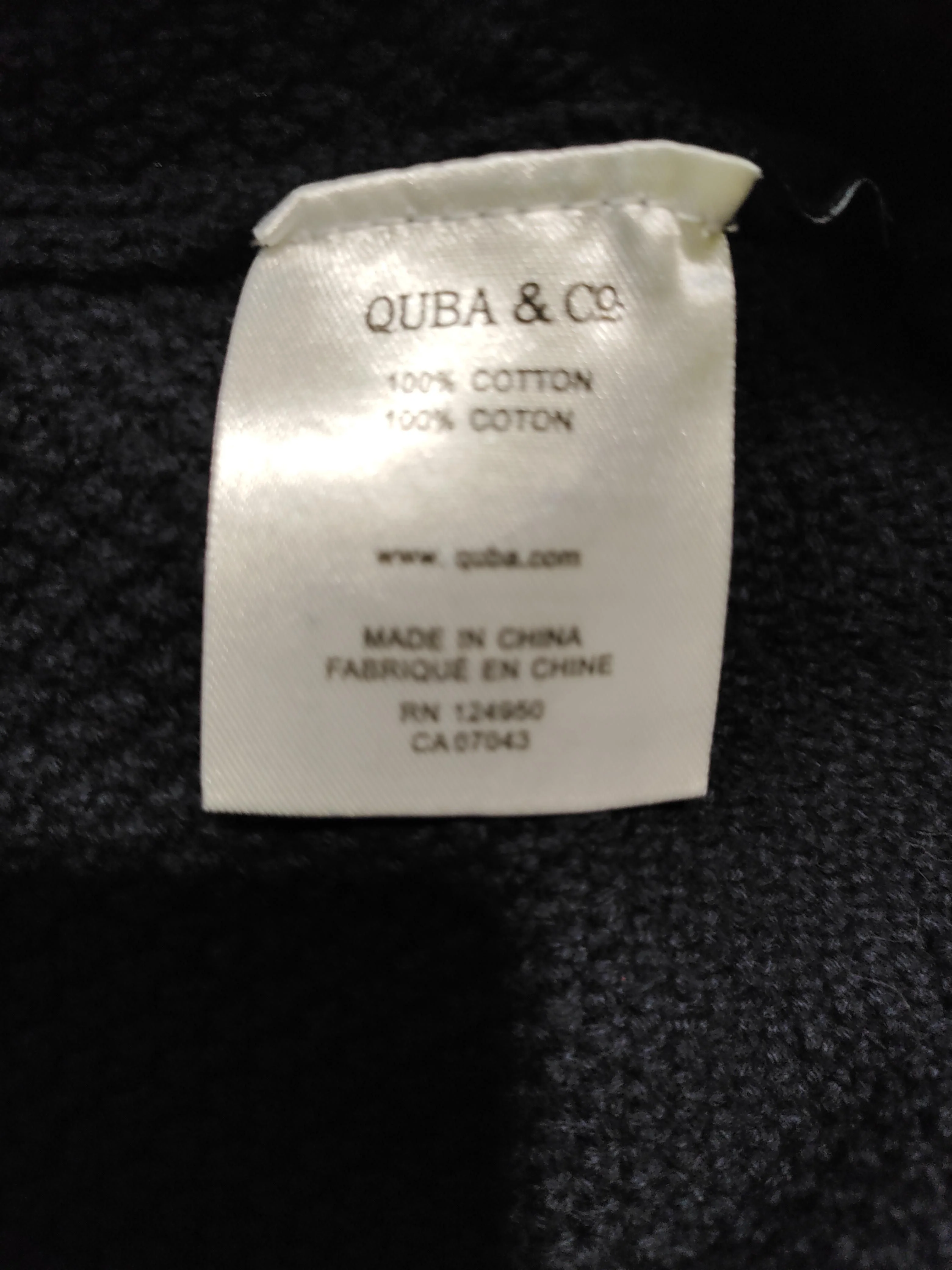 Quba & Co. Men's Jumper L Black 100% Cotton Mock Neck Pullover - Image 6