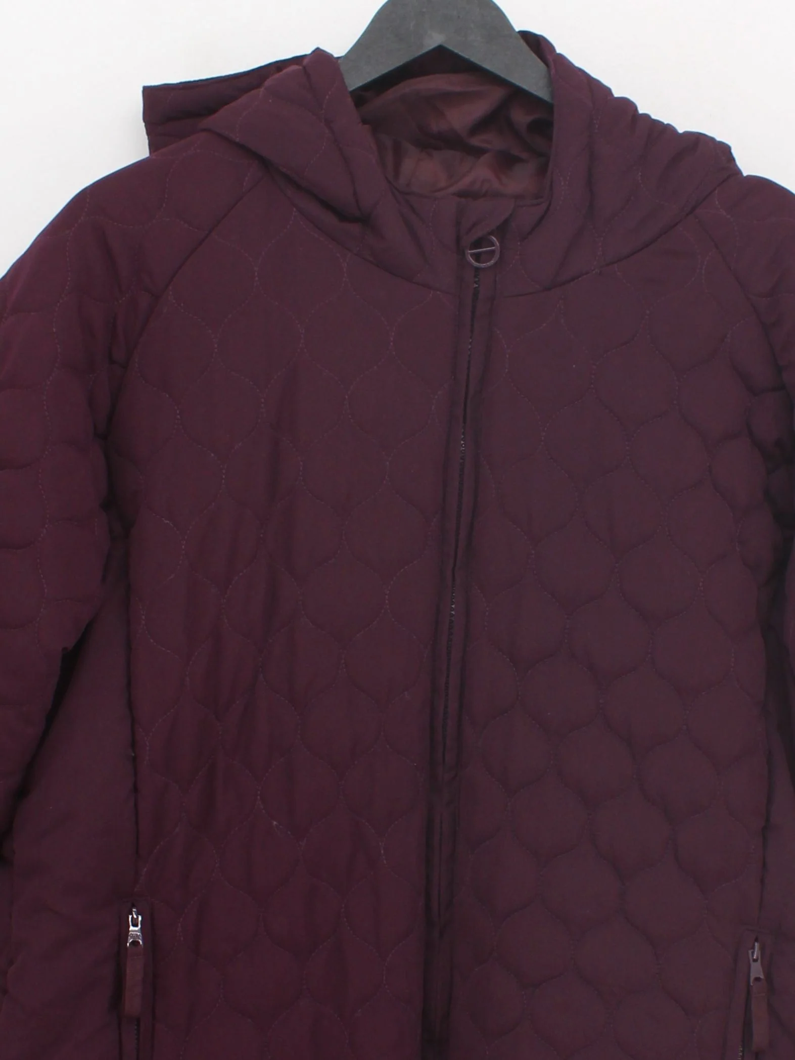 Quba & Co. Women's Coat UK 18 Purple 100% Polyester Quilted - Image 3