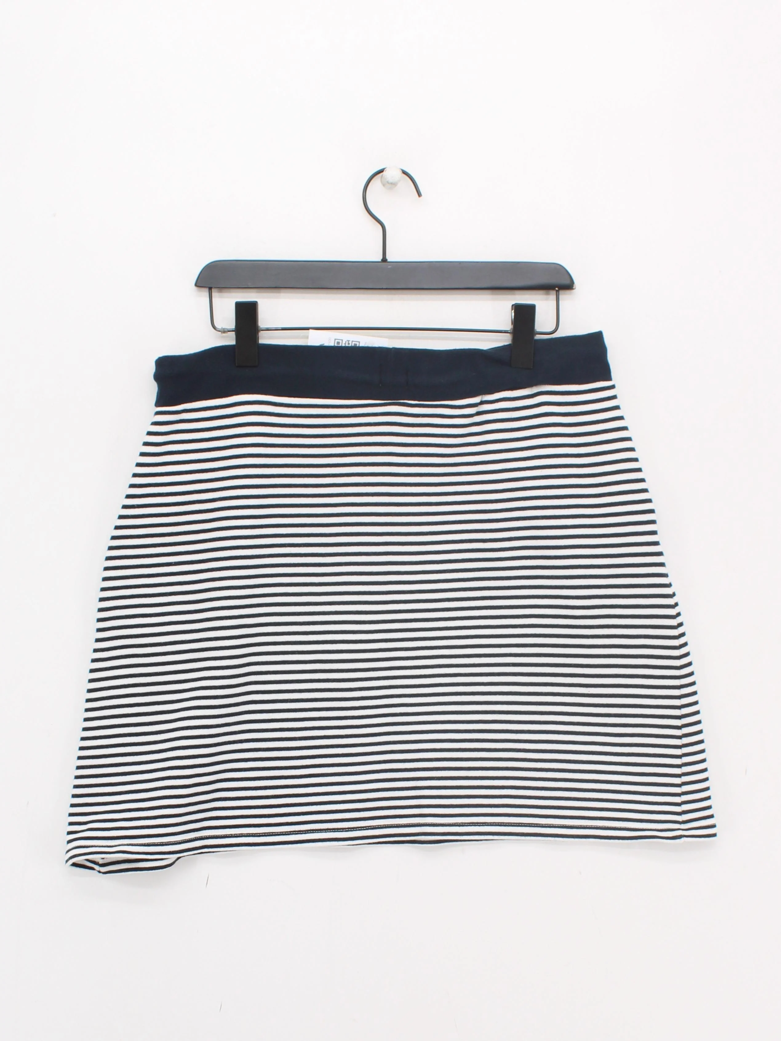 Quba & Co. Women's Mini Skirt UK 18 Blue Cotton with Polyester Mini - Image 2